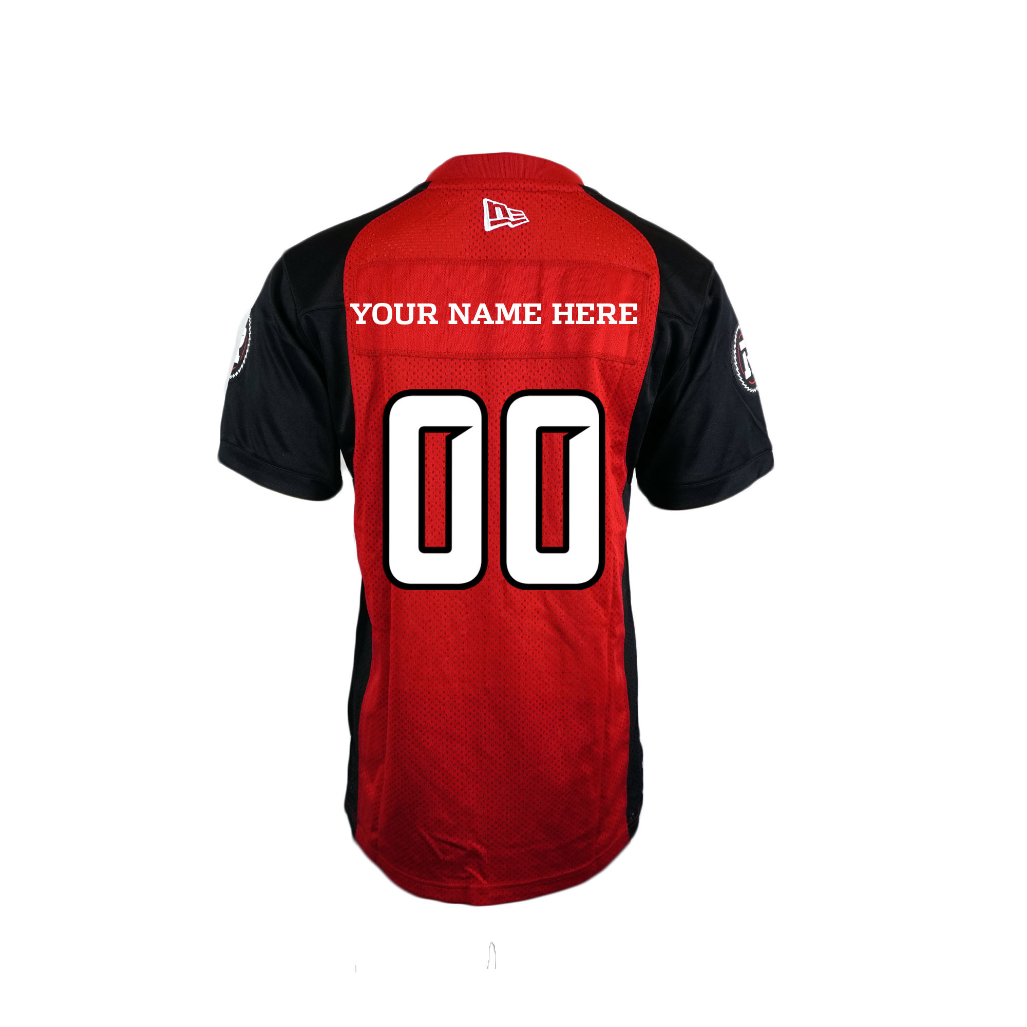 REDBLACKS New Era Customized men's Alternate Pro Stitch Jersey Lansdowne Sports