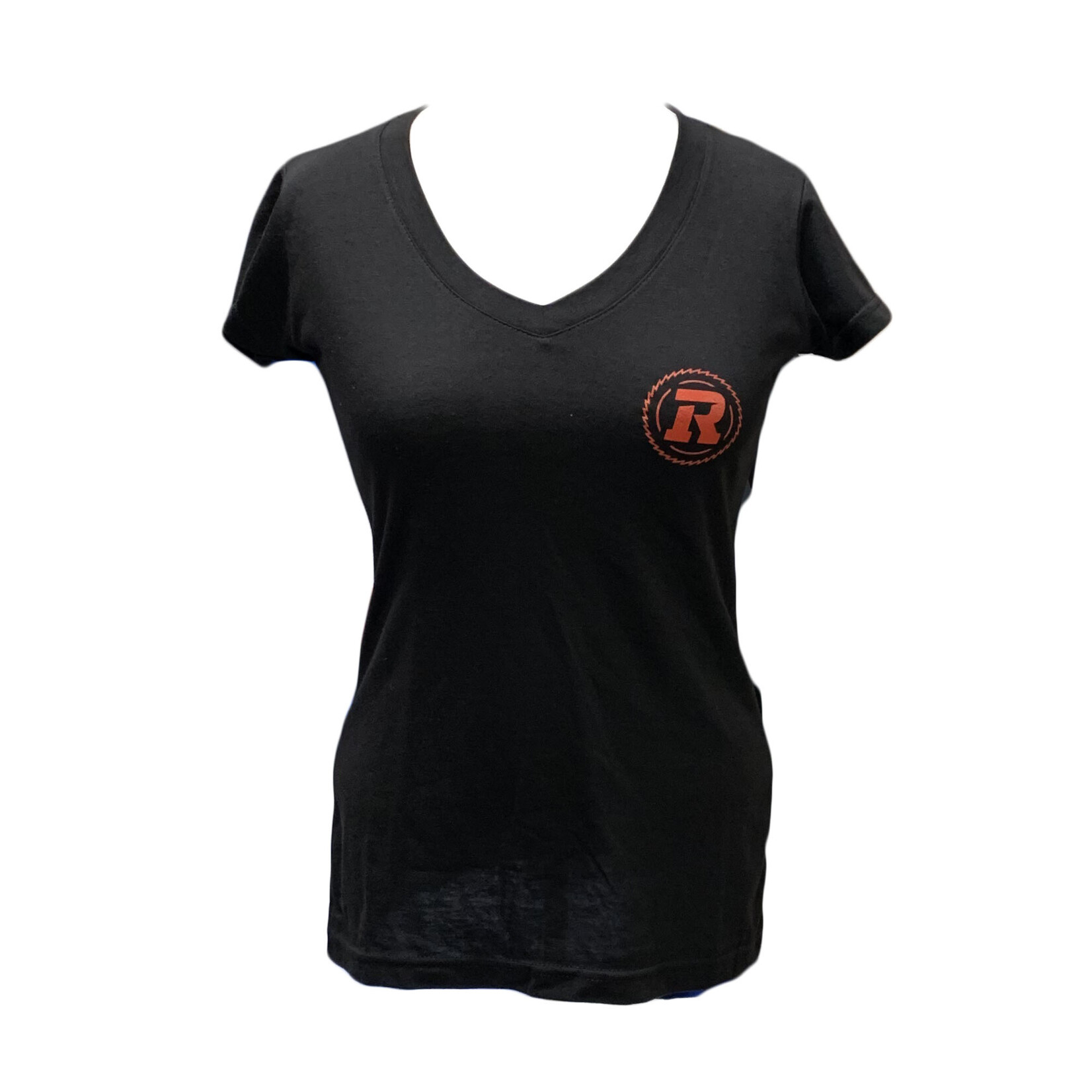 REDBLACKS REDBLACKS Behind The R Women's Black V Neck