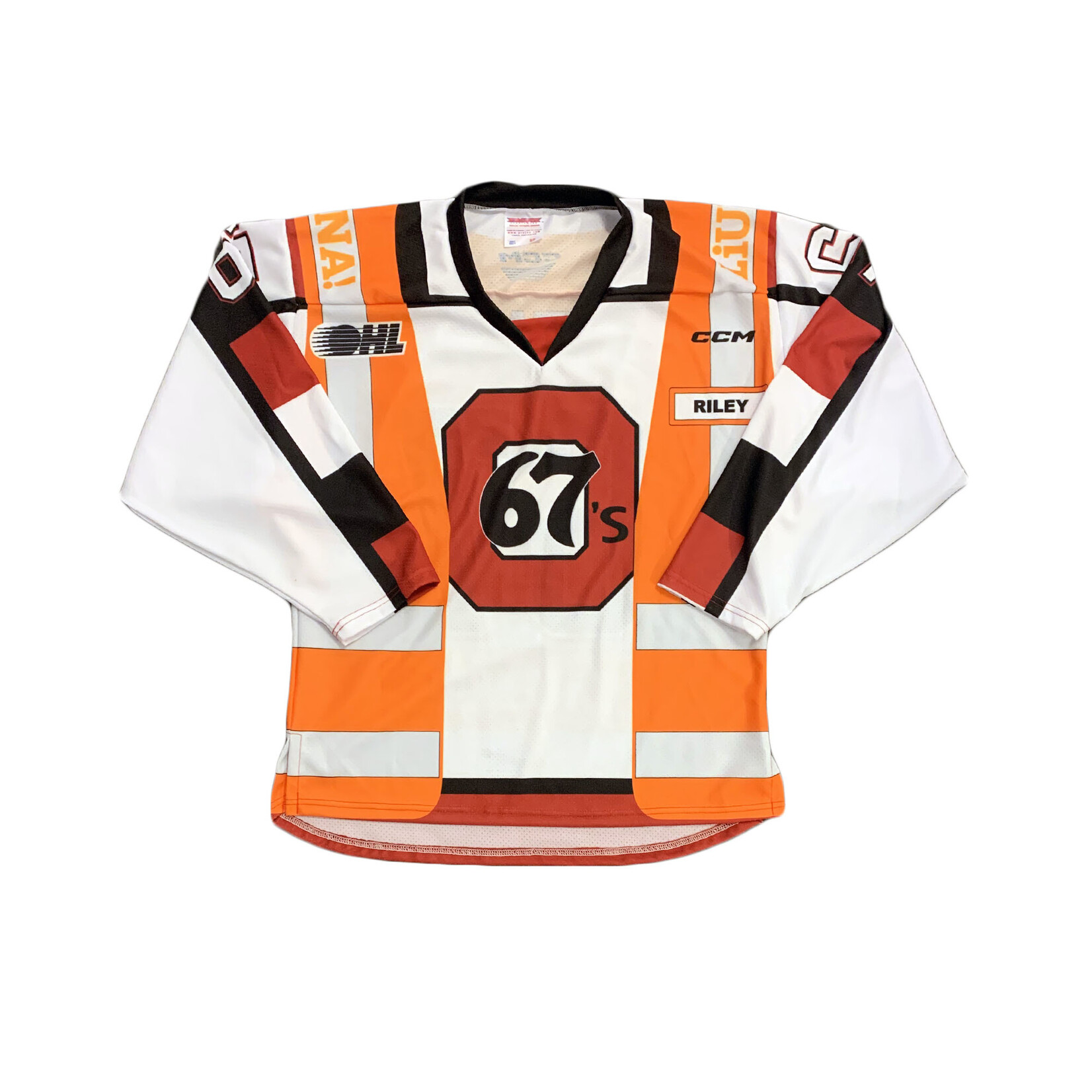 OTTAWA 67's 67's RILEY Liuna Adult Replica Warm Up Jersey