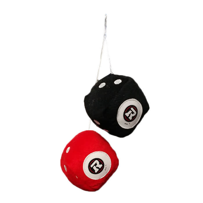 REDBLACKS REDBLACKS Hunter Fuzzy Dice Red/Black Lansdowne Sports