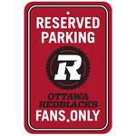 REDBLACKS REDBLACKS Reserved Parking Sign
