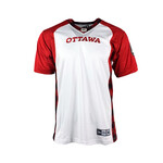 REDBLACKS REDBLACKS New Era Men's Plaid Away Blank Jersey