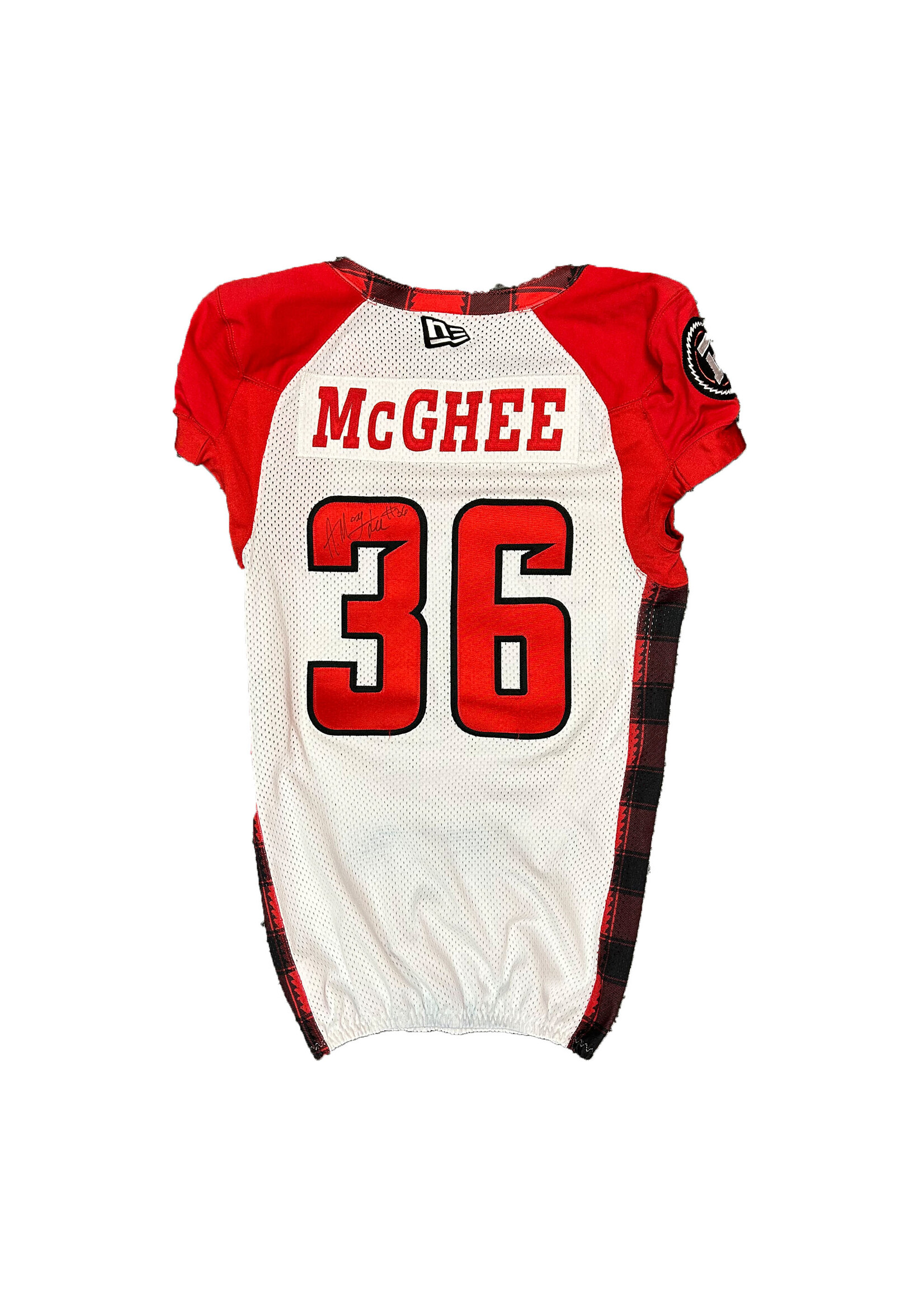 REDBLACKS McGhee 2023 Game Issued Signed Jersey Lansdowne Sports