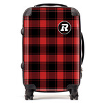 REDBLACKS REDBLACKS Plaid Carry On Luggage 20"