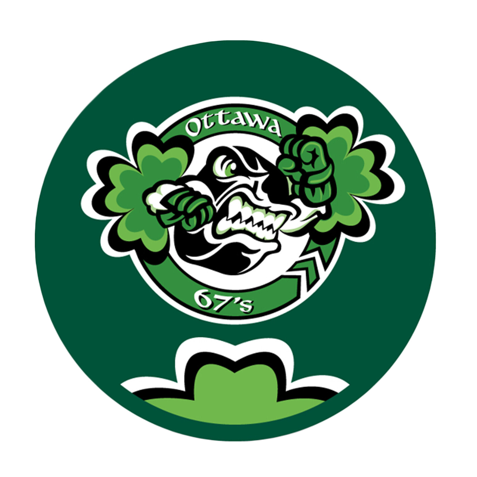 OTTAWA 67's 67's Official St Pats Game Puck