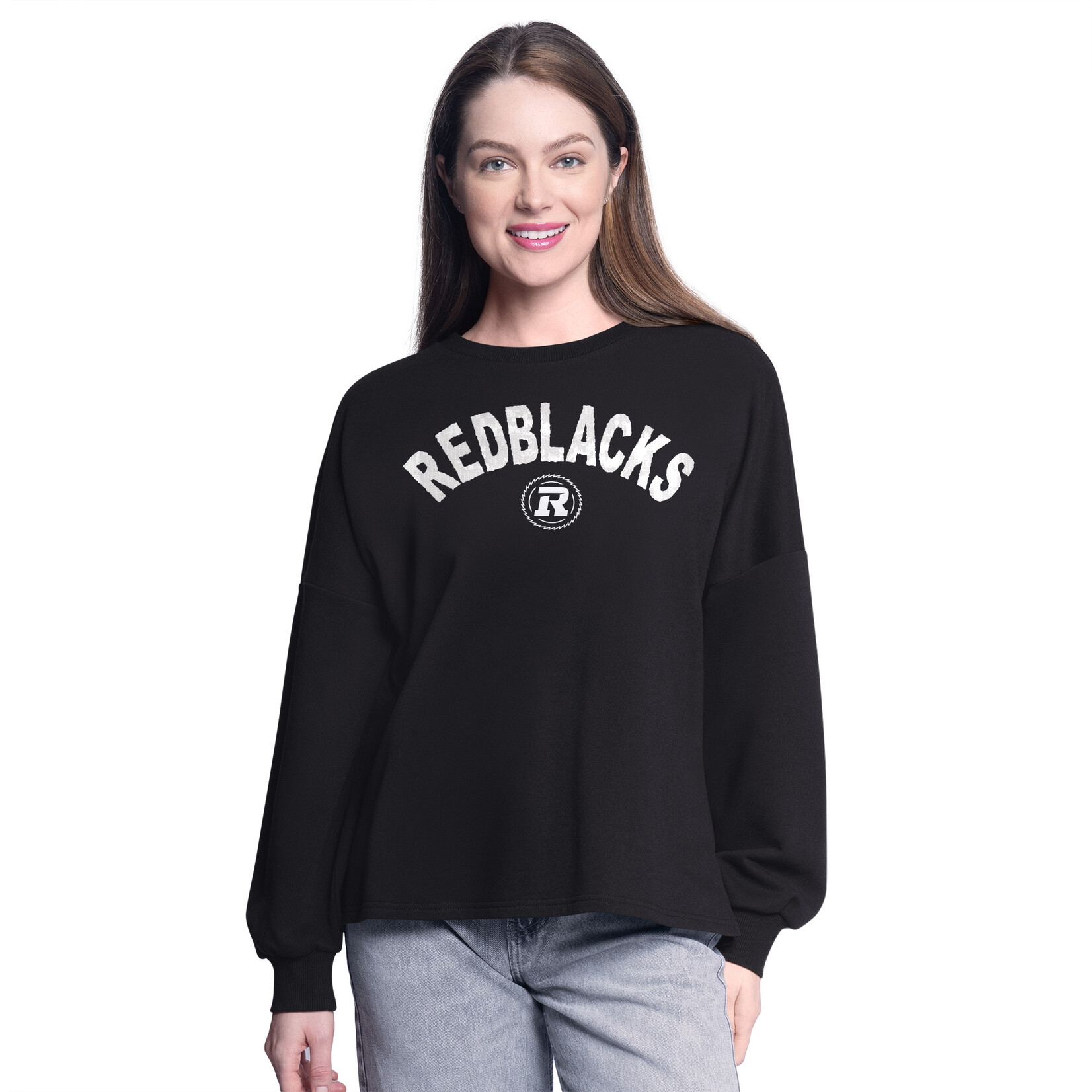 REDBLACKS REDBLACKS Women's Athletic Crew Neck