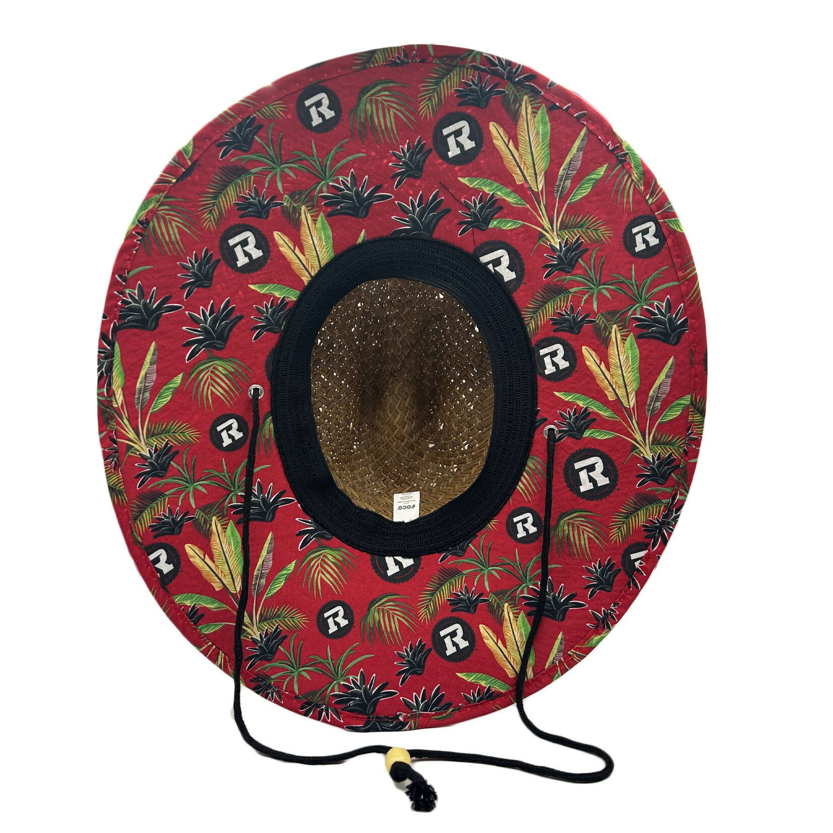 REDBLACKS REDBLACKS Floral Straw Hat