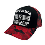 REDBLACKS REDBLACKS Nova Trucker Hat Black on Red