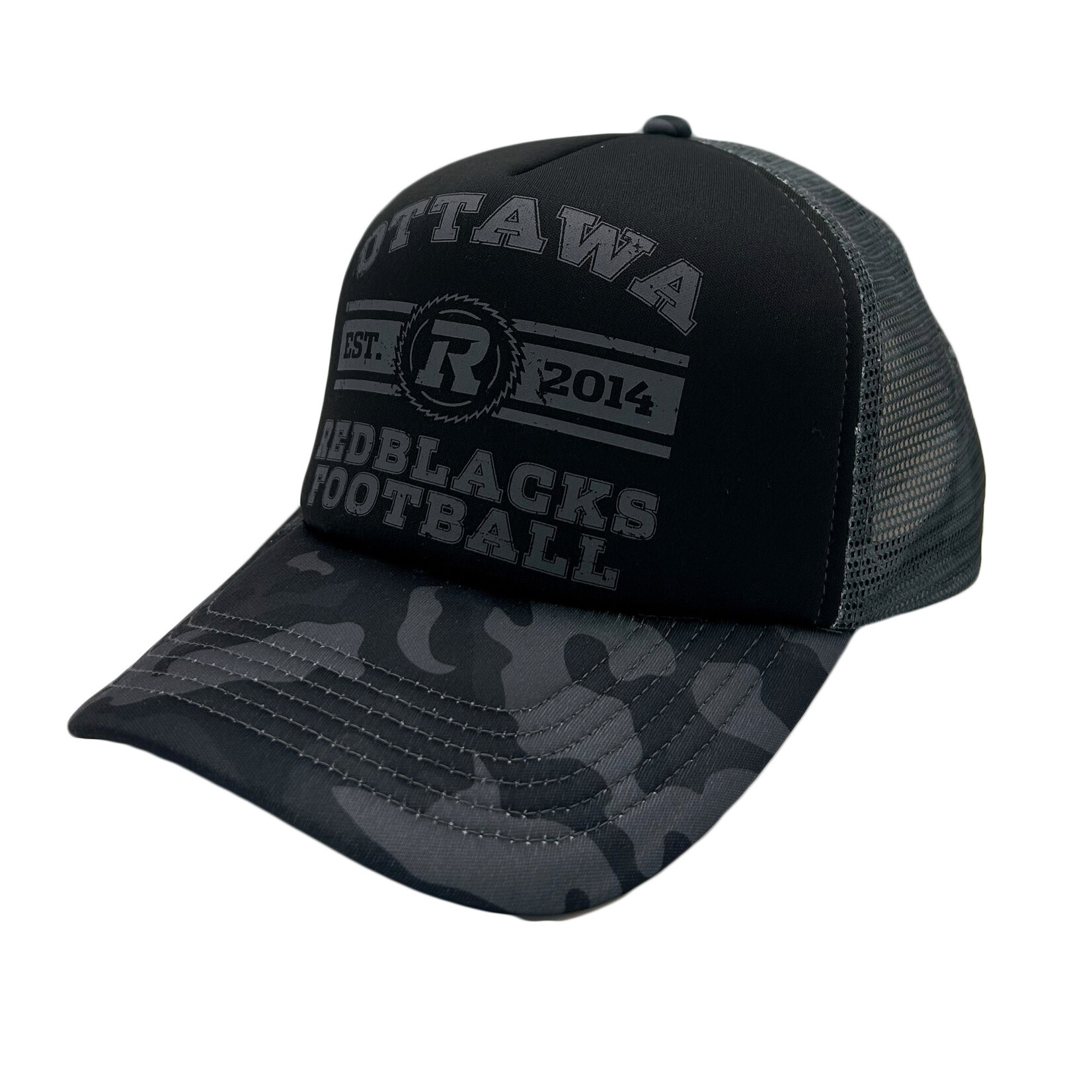 REDBLACKS REDBLACKS Nova Trucker Hat Black on Black