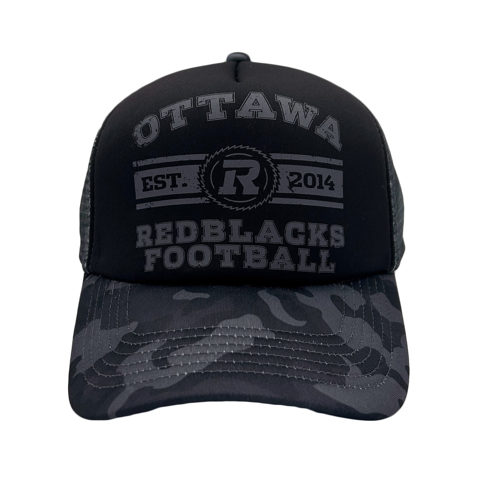 REDBLACKS REDBLACKS Nova Trucker Hat Black on Black