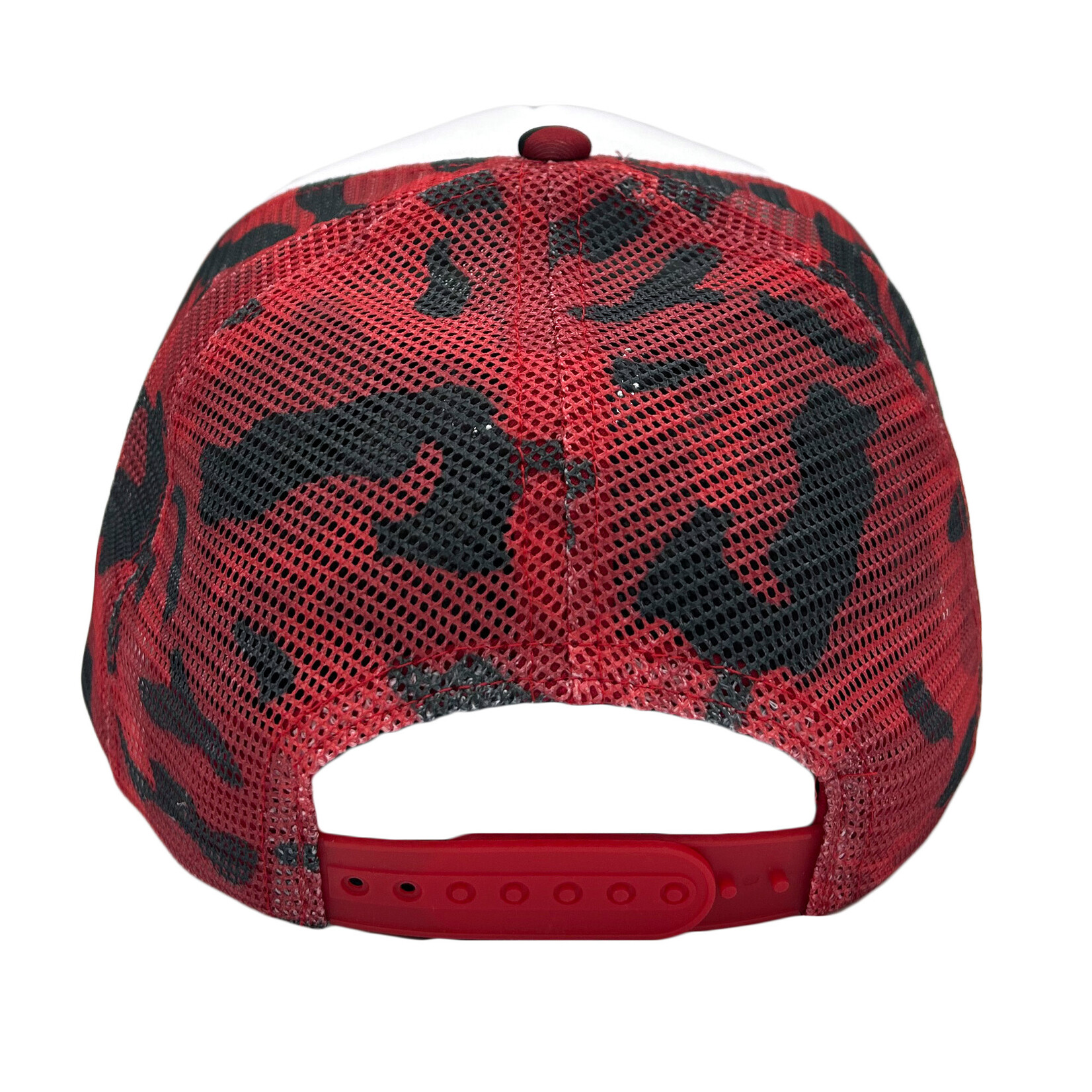 REDBLACKS REDBLACKS Nova Trucker Hat White on Red