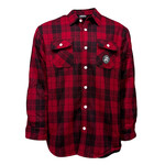REDBLACKS REDBLACKS PLAID SHERPA JACKET