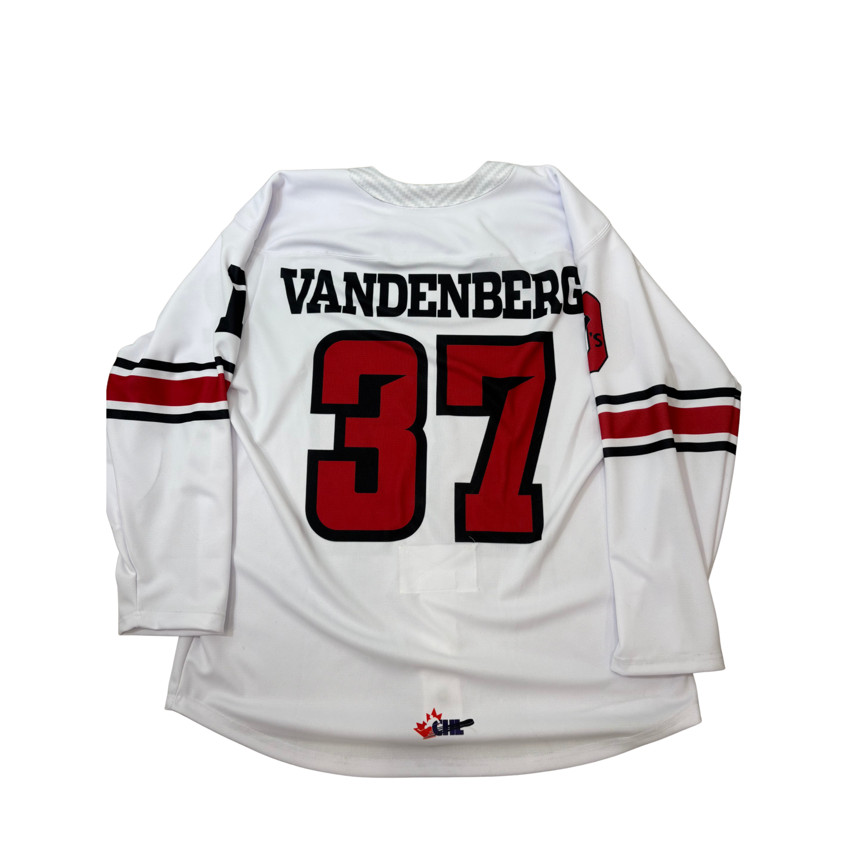 OTTAWA 67's 67's REDBLACKS Crossover Vandenberg Game Issued Jersey