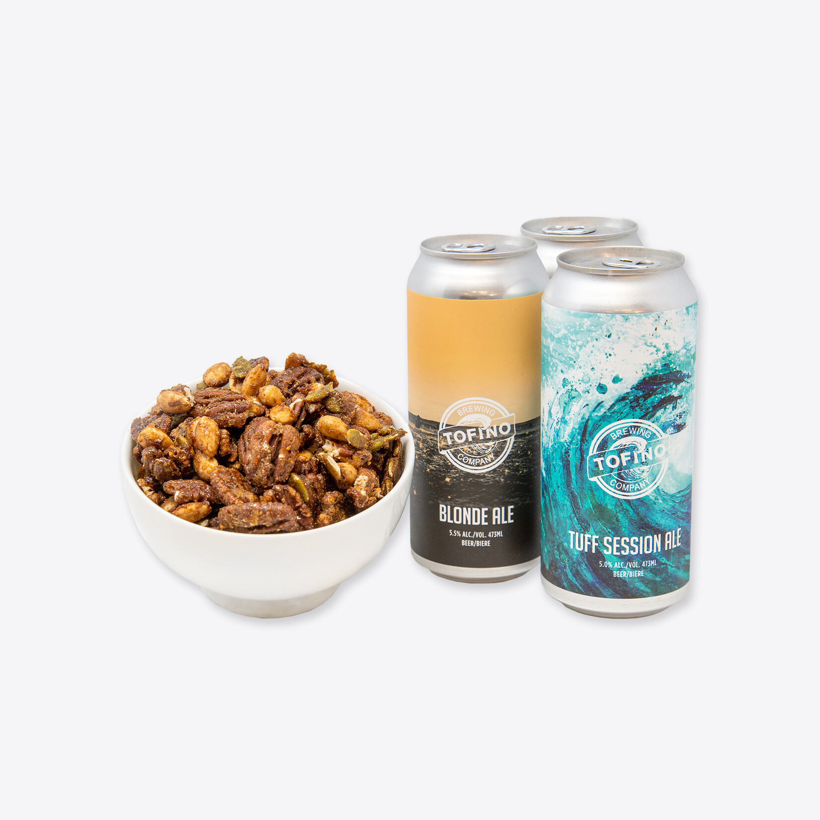 Housemade Nuts and Tofino Brewing Company  Beer