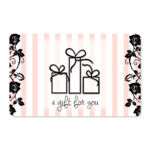 Gift Cards - Pink Stripes