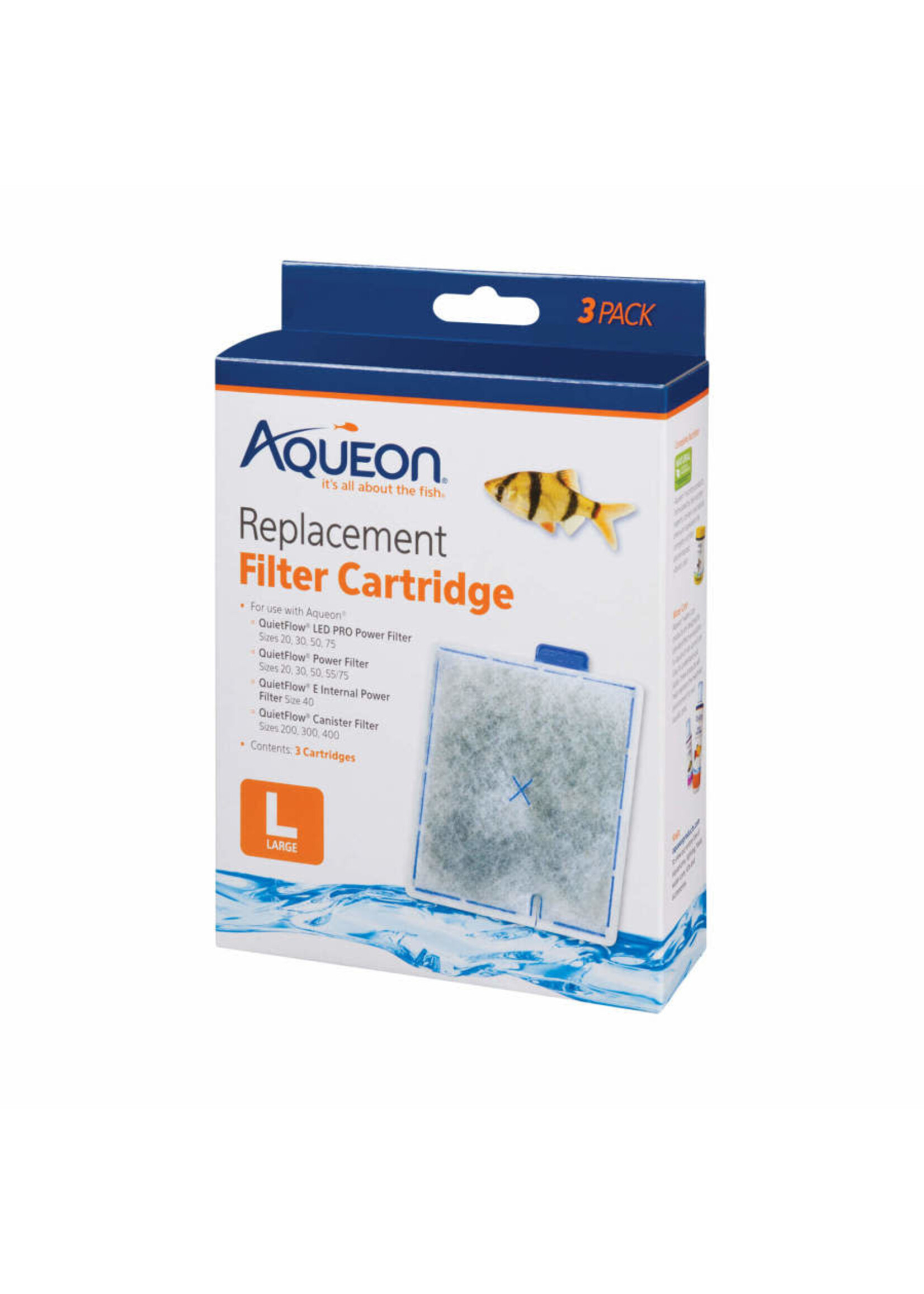 Aqueon FILTER POWER CARTRIDGE L 3 PK