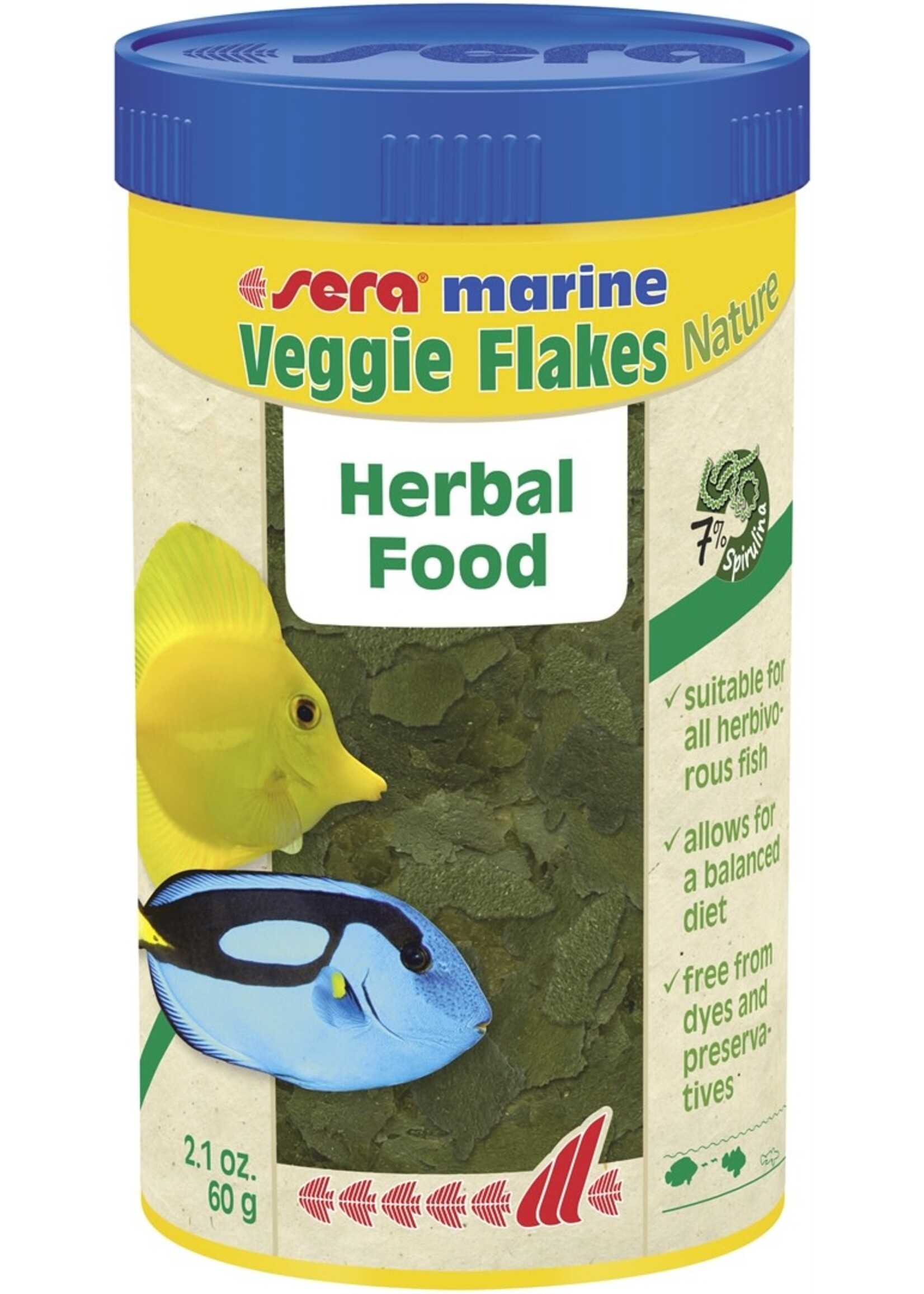 Sera MARINE VEGGIE FLAKES NATURE 250 ML