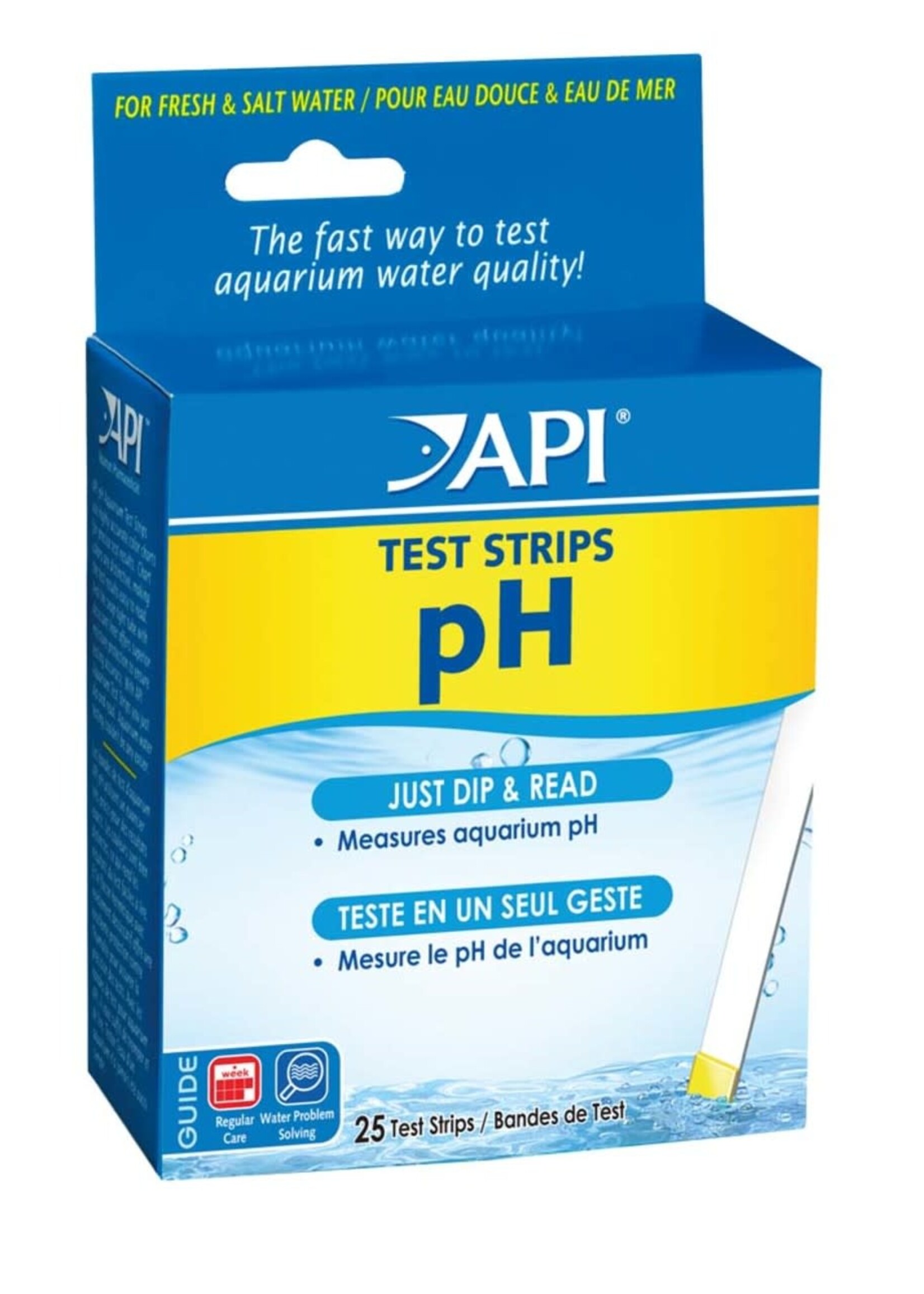 API TEST STRIPS PH 25 PK