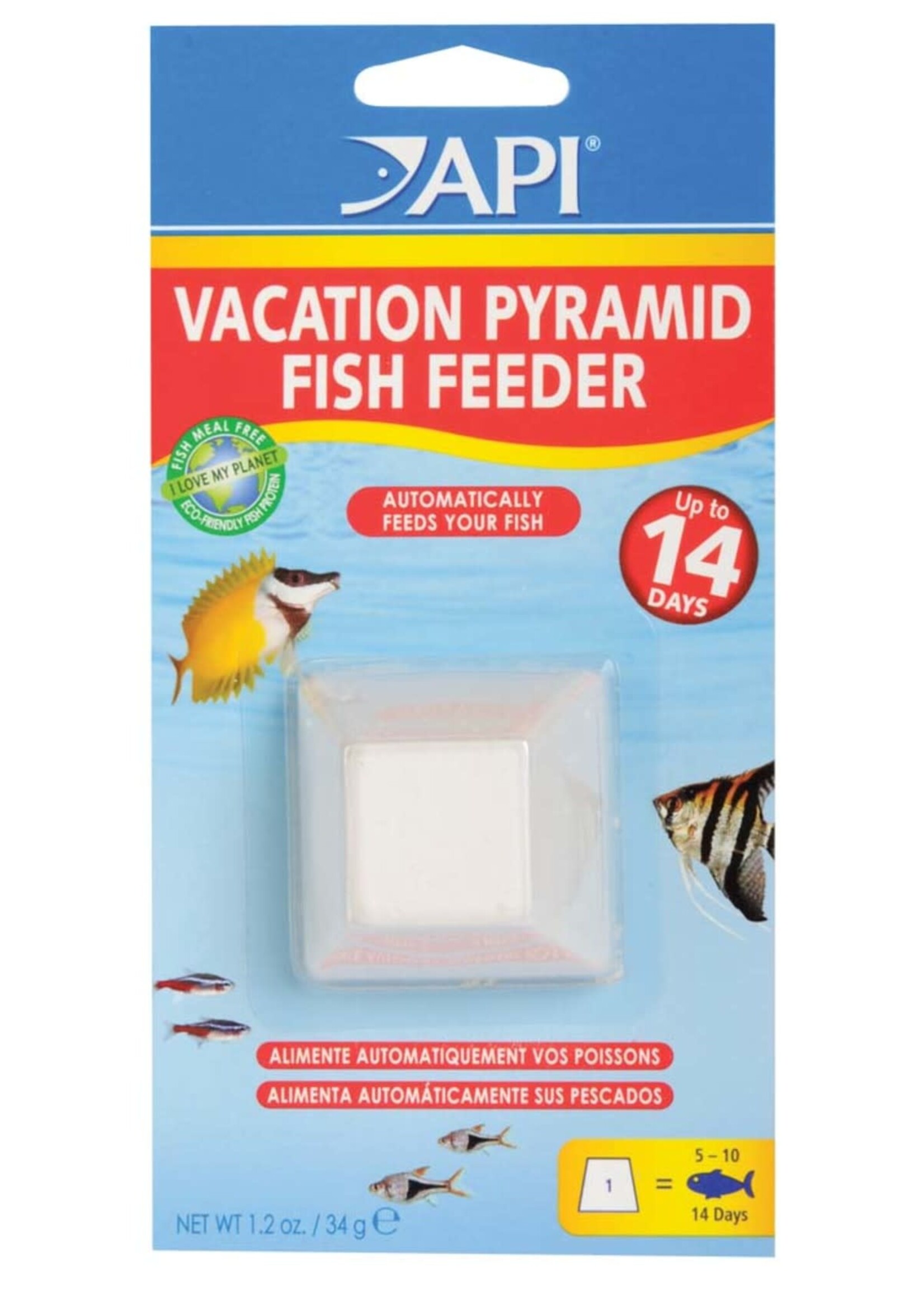 API VACATION PYRAMID FISH FEED