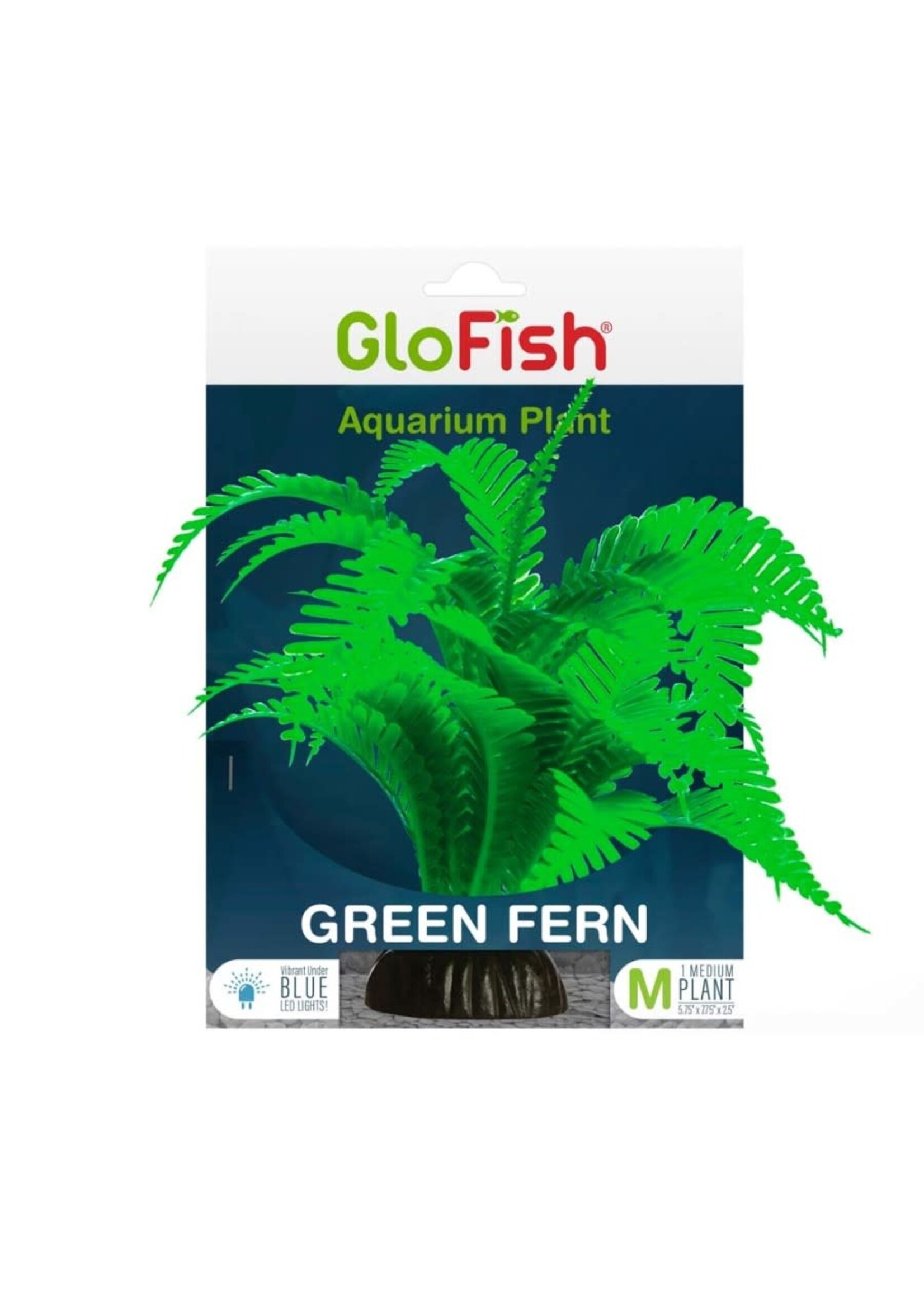 GloFish GLOFISH FERN PLANT GREEN MD