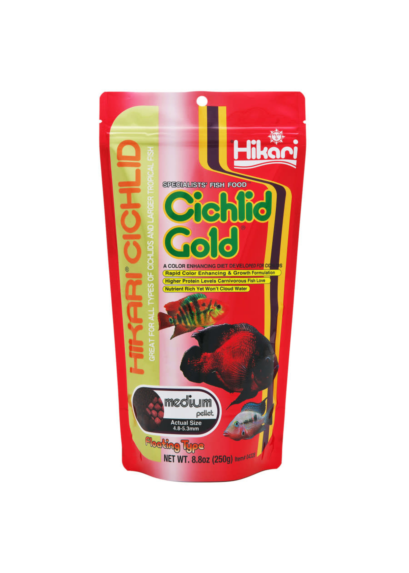 Hikari CICHLID GOLD 8.8 OZ MED