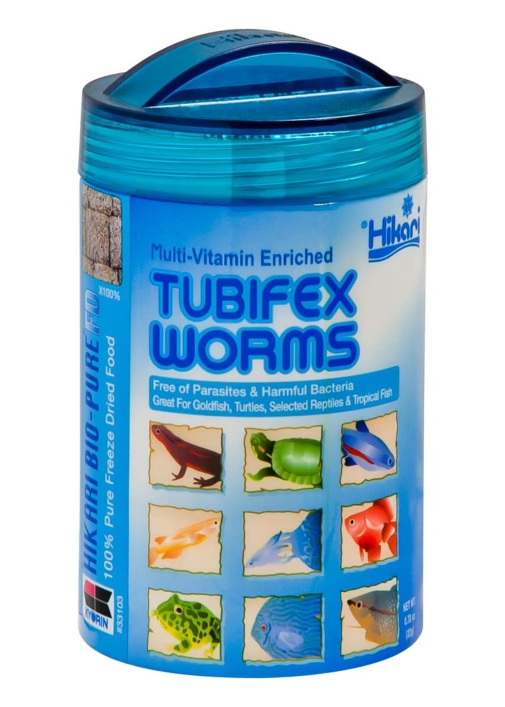 Hikari FREEZE DRIED TUBIFEX WORMS .78 OZ