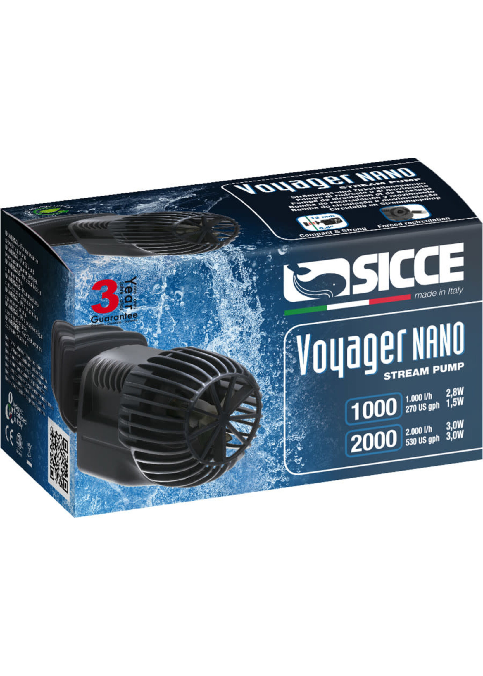 Sicce VOYAGER NANO STREAM PUMP 270 GPH