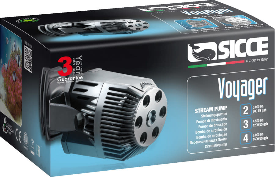 SICCE VOYAGER 2 STREAM PUMP 800 GPH - The Hidden Reef, Inc