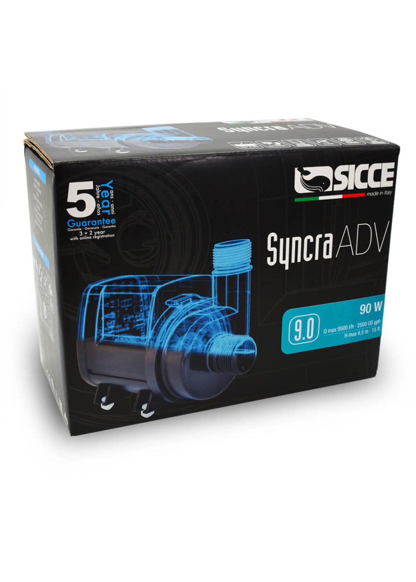 Sicce SYNCRA ADV PUMP 9.0 2500 GPH