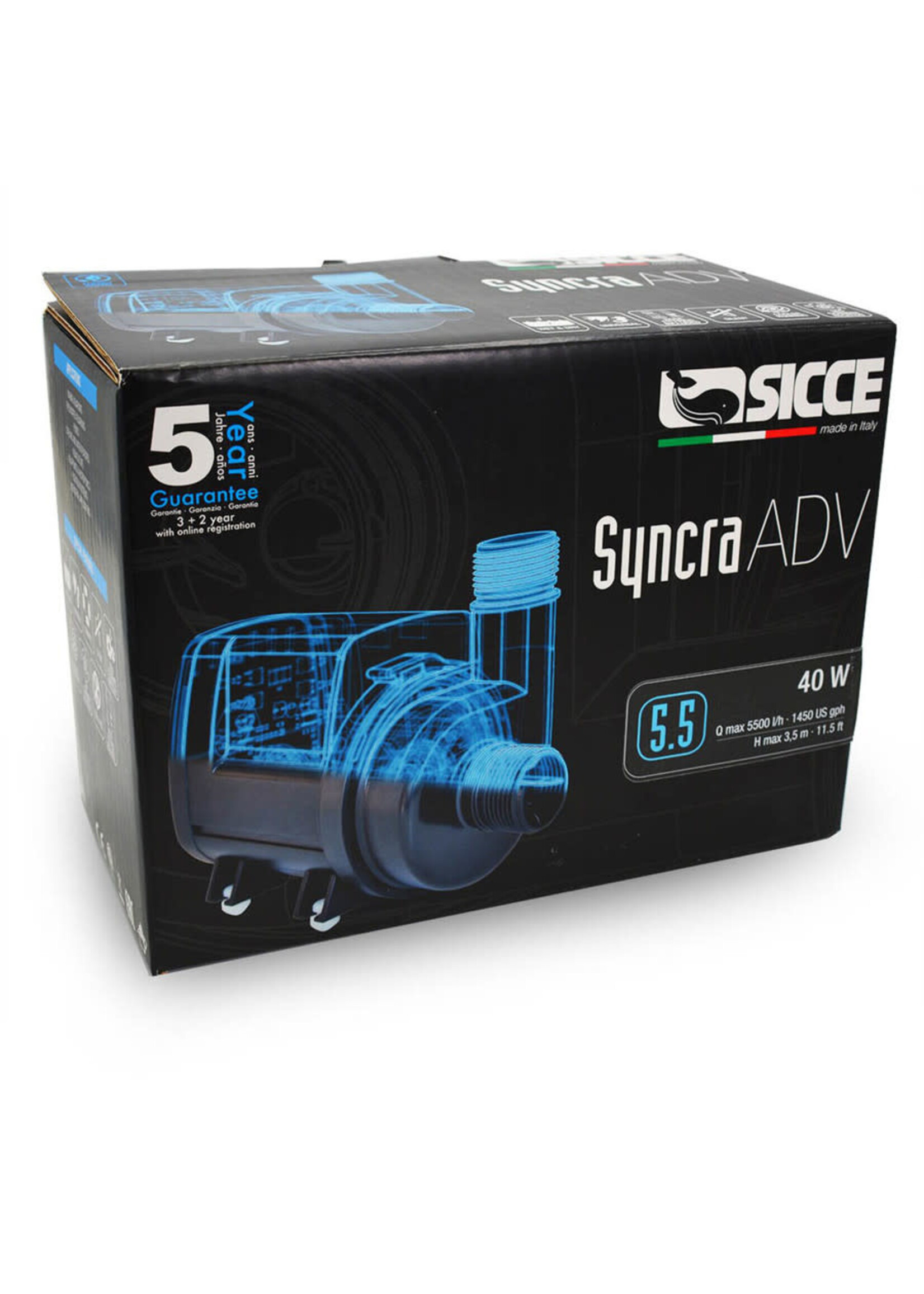 Sicce SYNCRA ADV  PUMP 5.5 1500 GPH