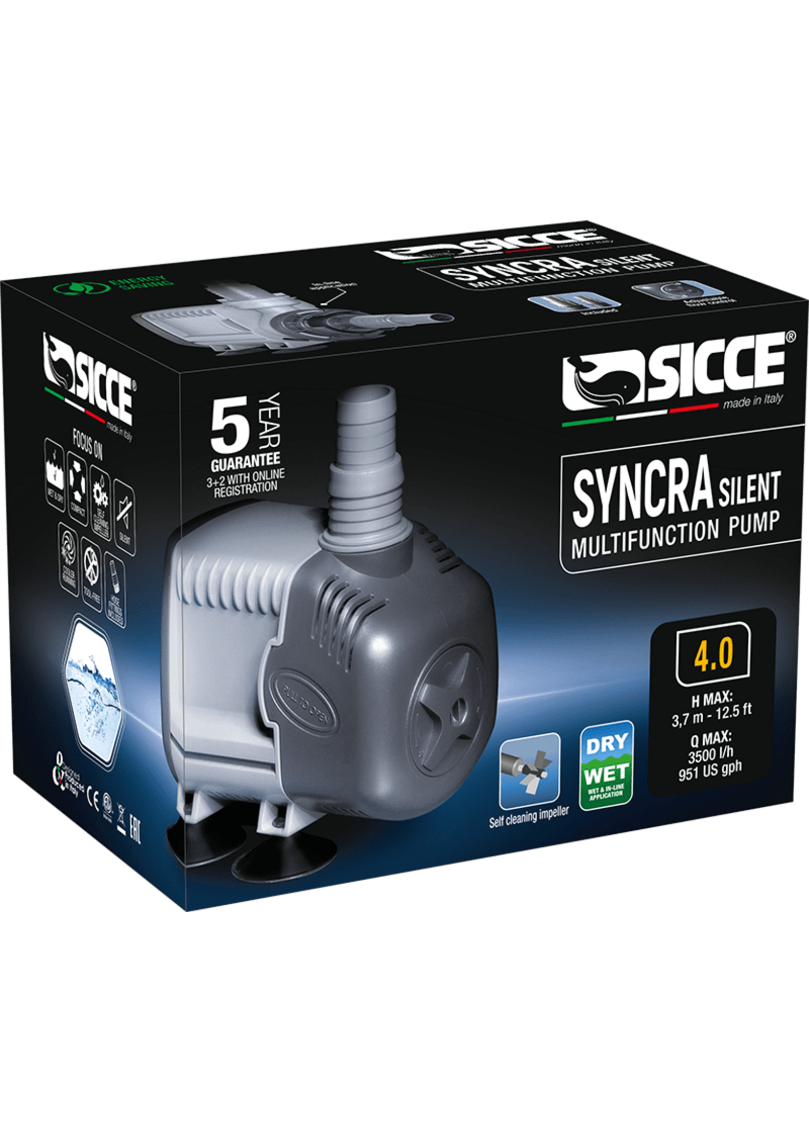 Sicce SYNCRA SILENT 4.0 PUMP 951 GPH