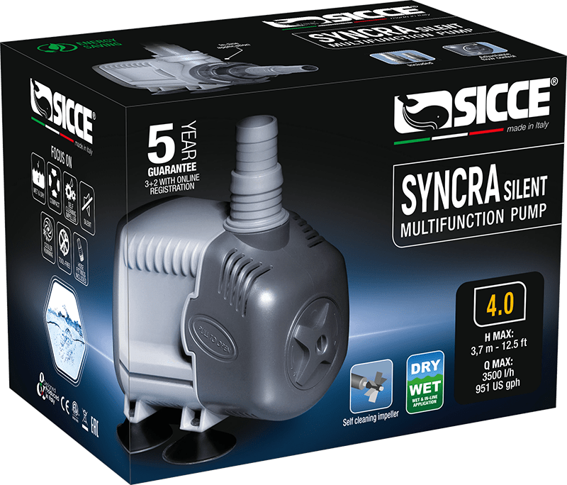 SICCE SYNCRA SILENT 4.0 PUMP 951 GPH - The Hidden Reef, Inc