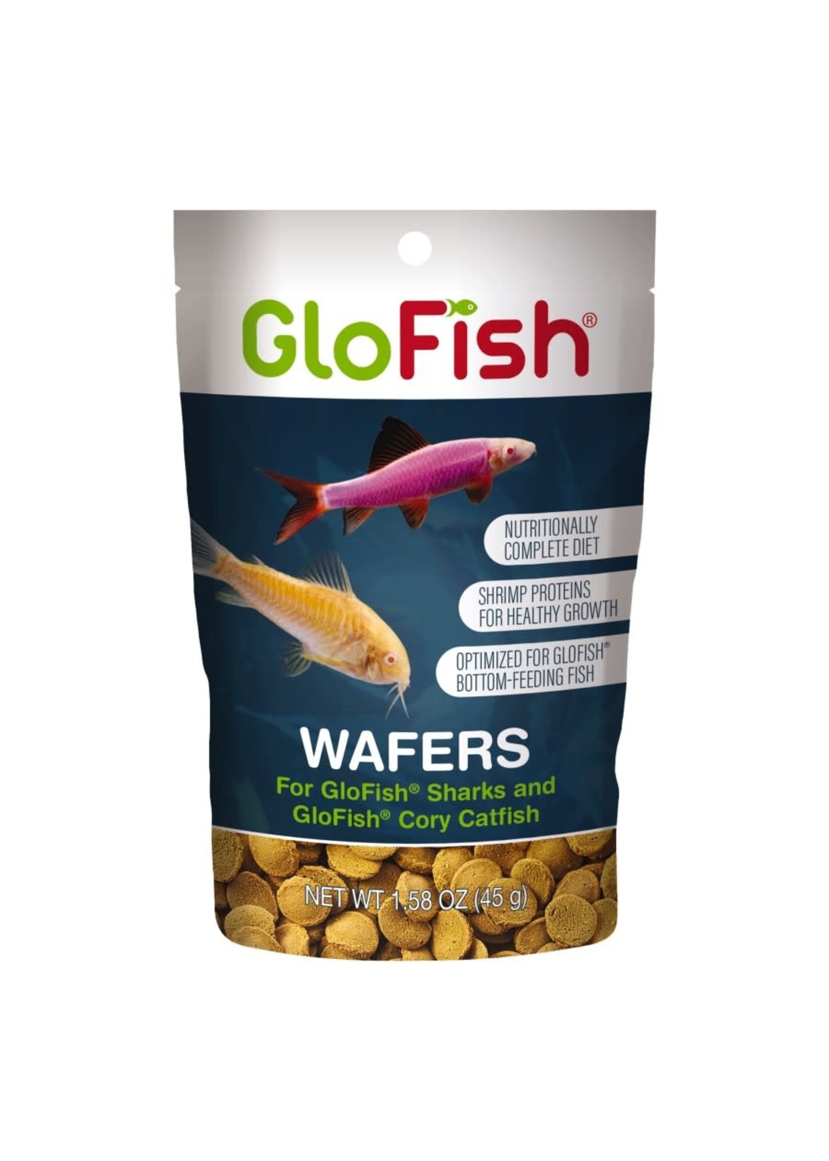 GloFish WAFERS FOR SHARKS AND CORY CATS 1.58 OZ