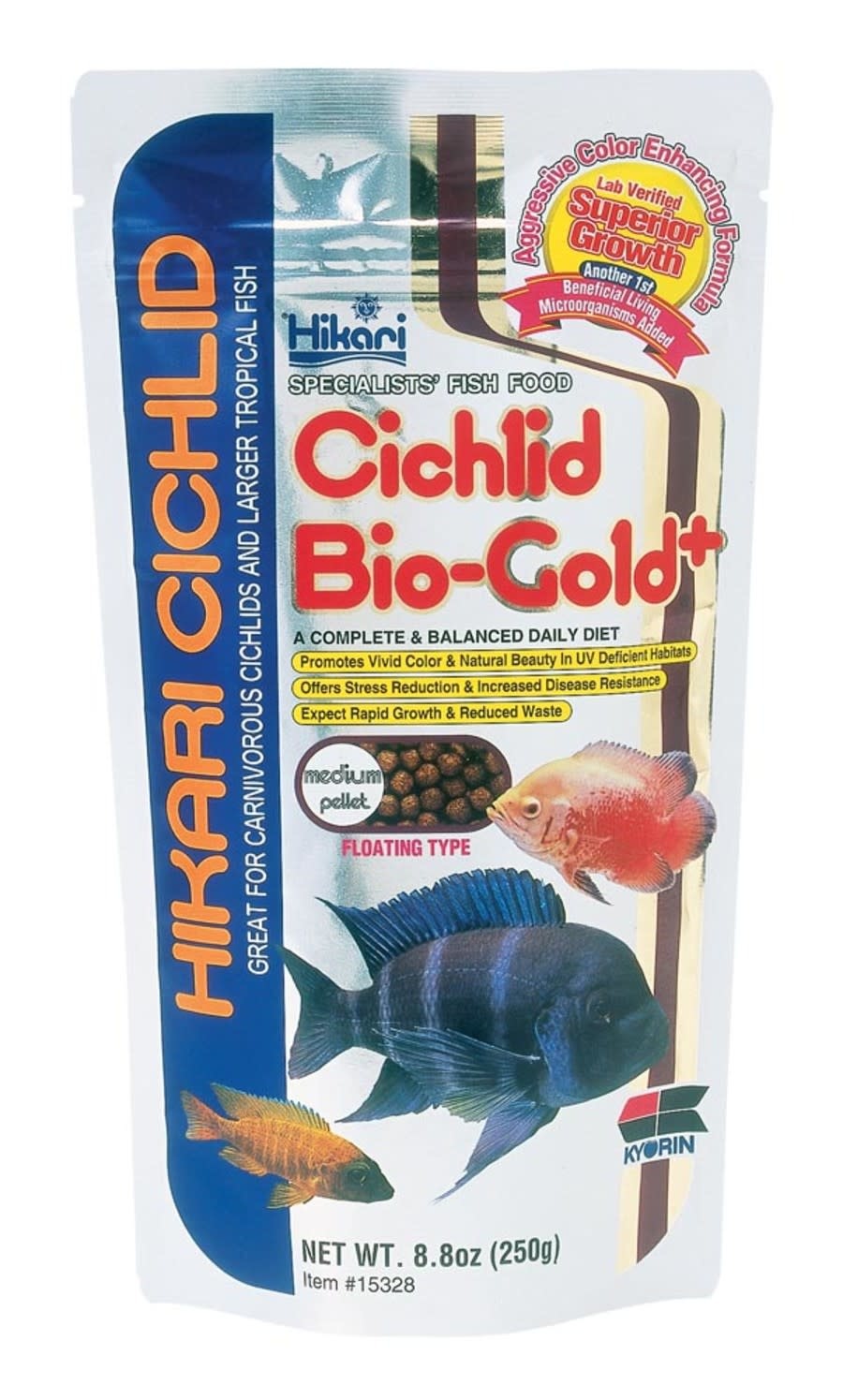 CICHLID BIO GOLD 8.8 OZ MD