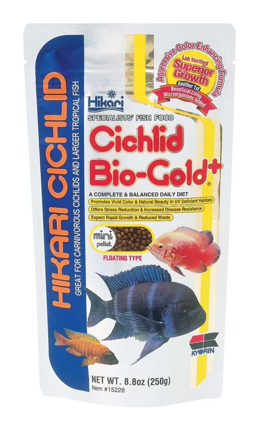 CICHLID BIO GOLD MINI 8.8 OZ