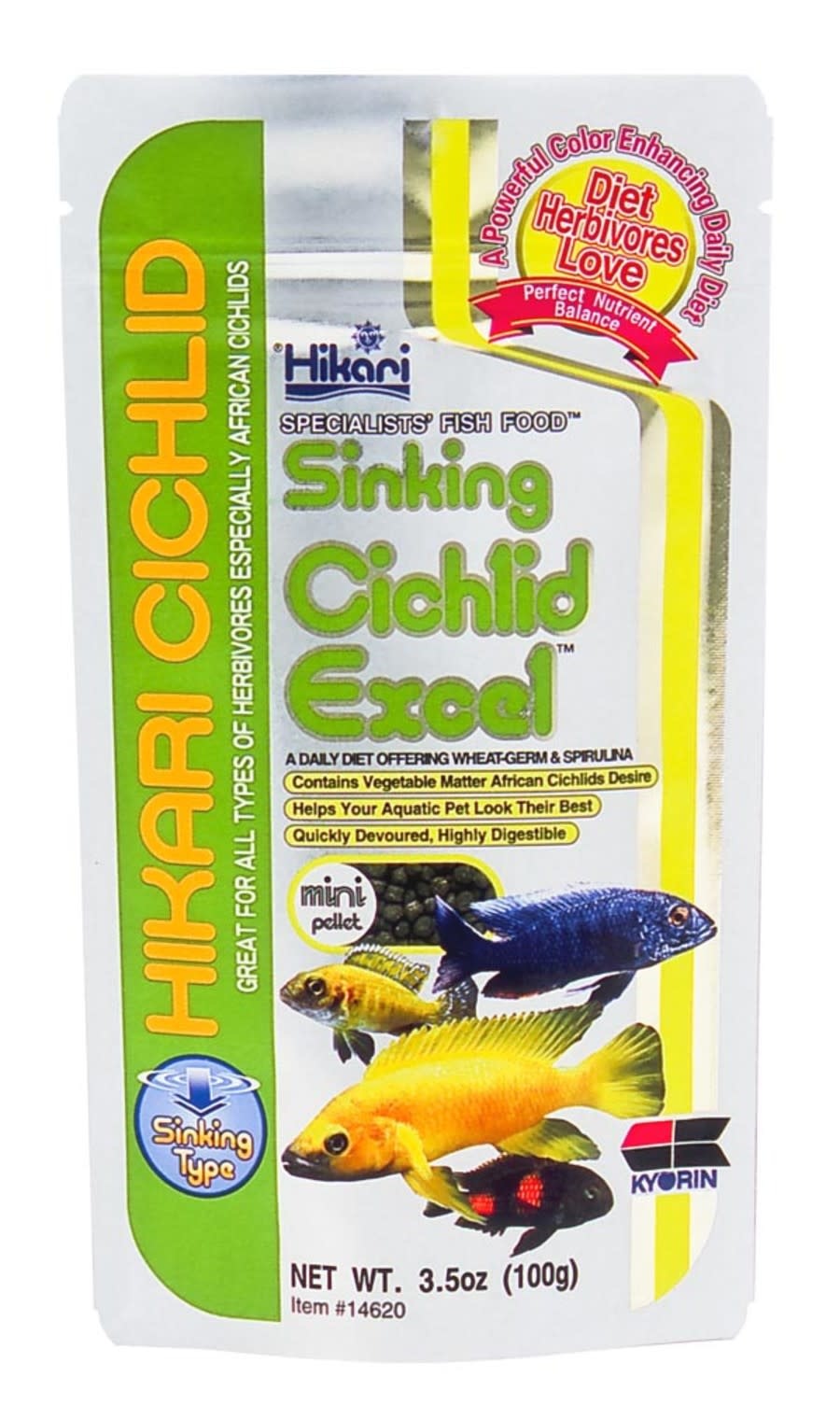 HIKARI CICHLID EXCEL MINI 3.5 OZ