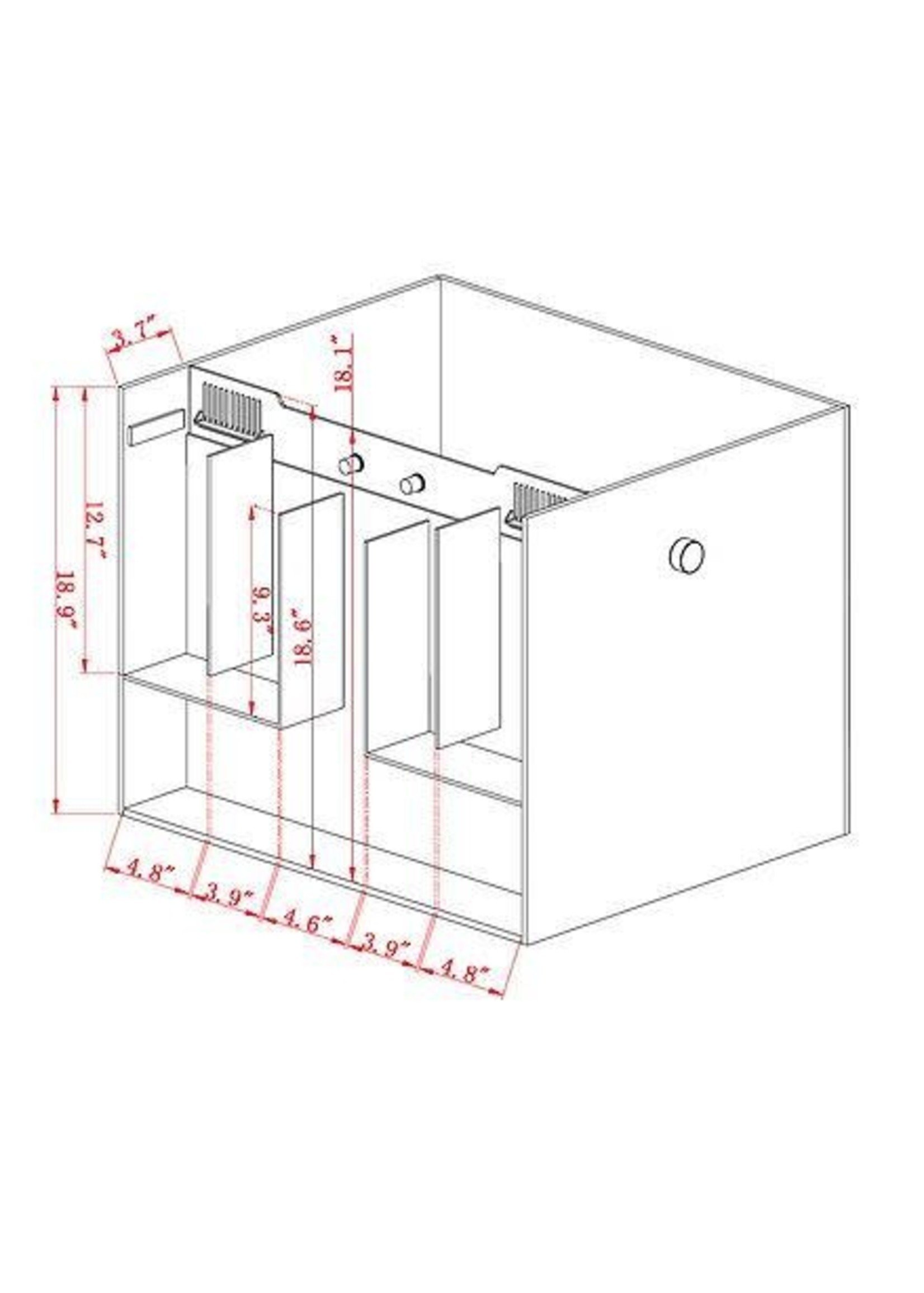 Innovative Marine 40 Gallon NUVO Fusion 40 Aquarium (Tank Only