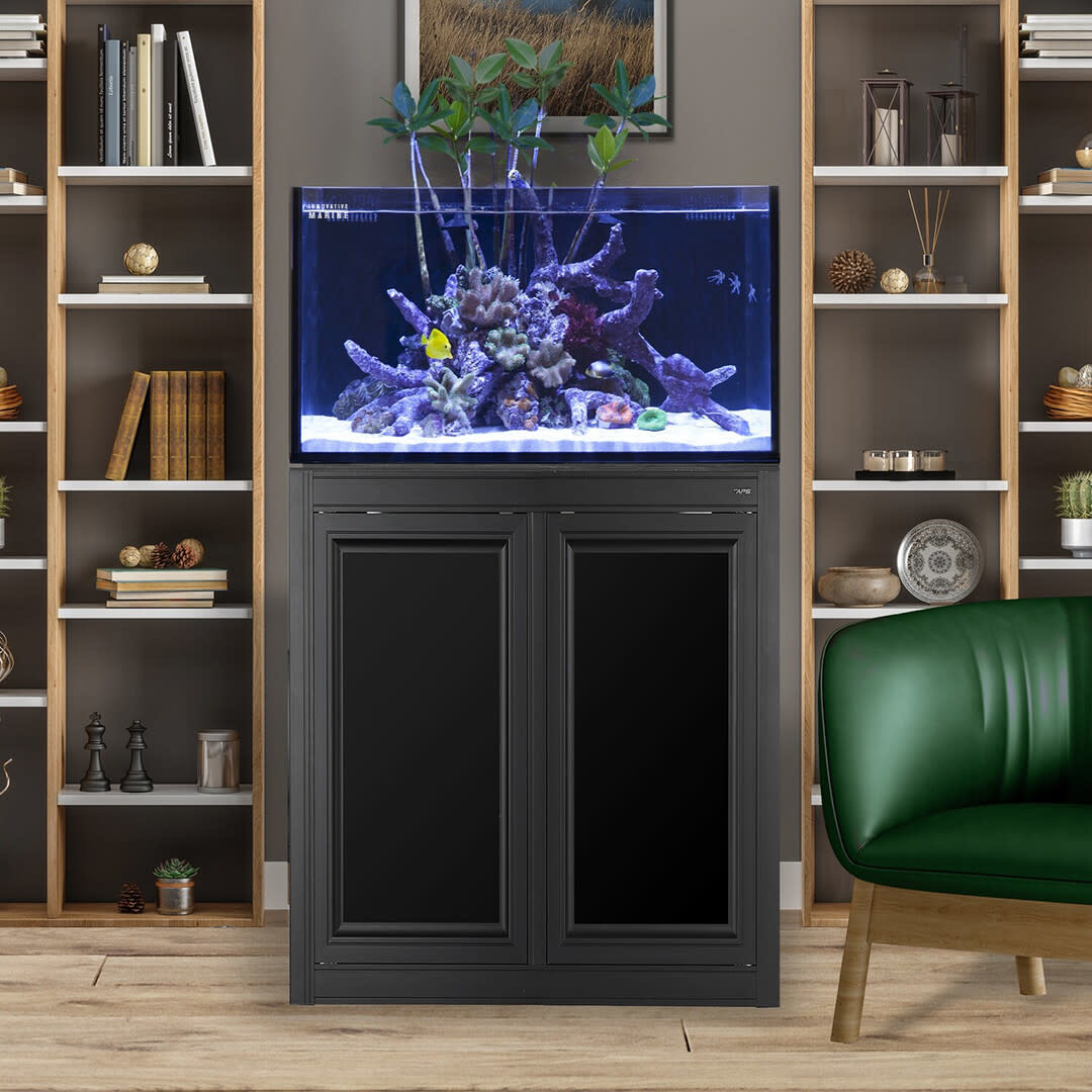 NUVO FUSION LAGOON 50 PRO 2 AQUARIUM W/APS STAND BLACK