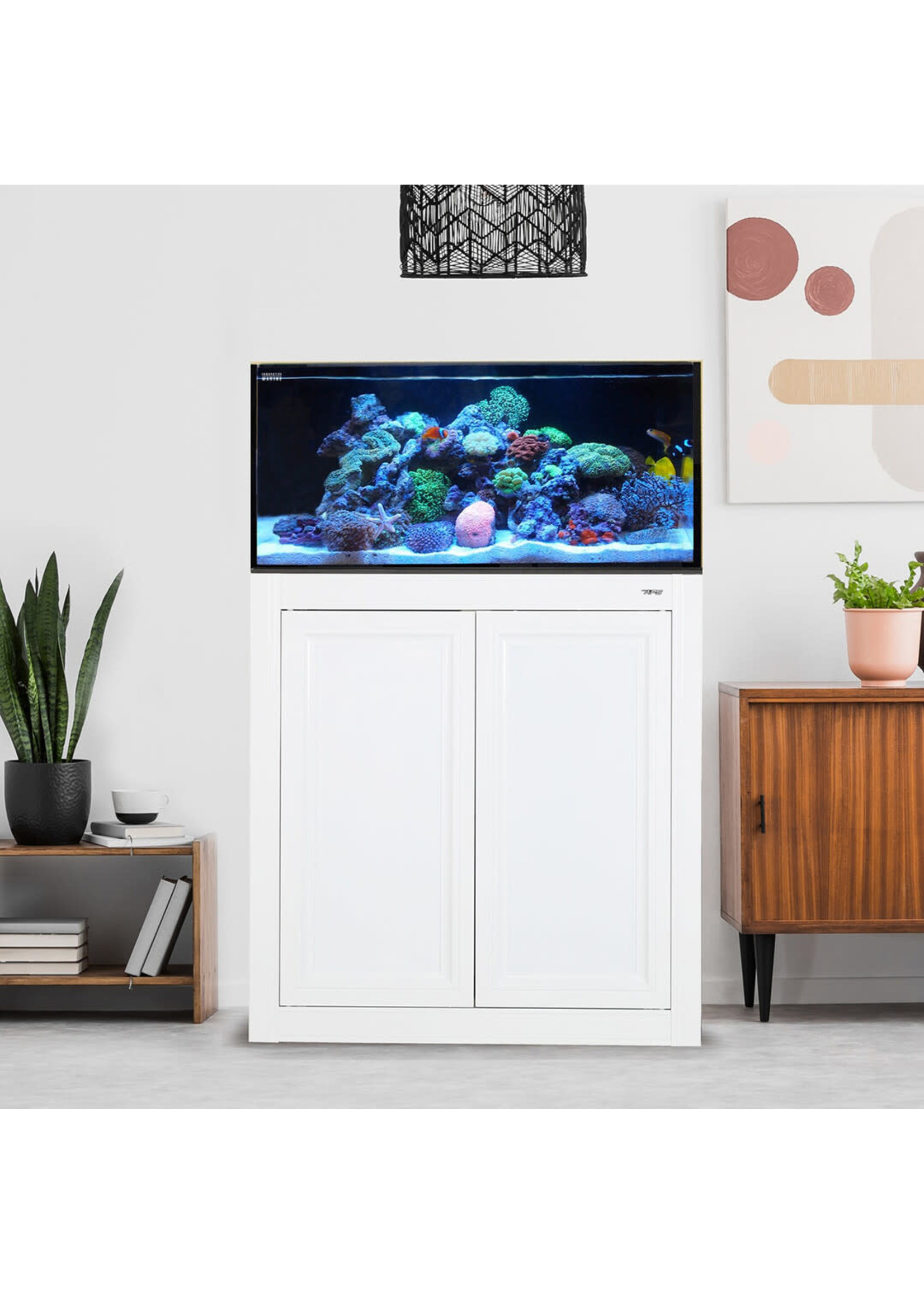 Innovative Marine IM NUVO FUSION SR PRO 2 - 60 AIO AQUARIUM W/APS STAND WHITE