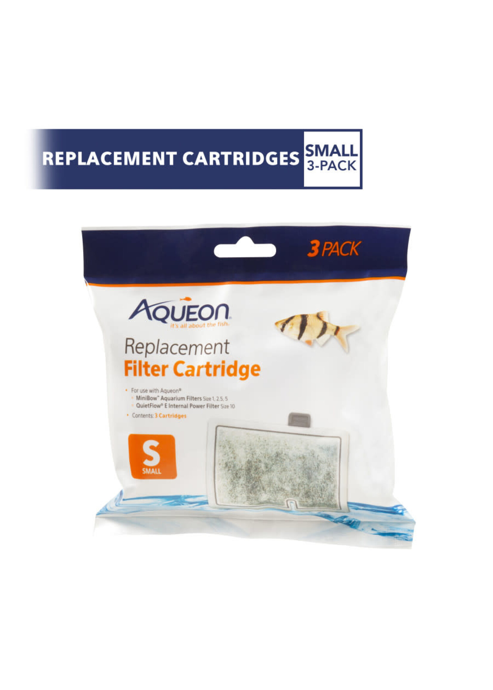 Aqueon FILTER POWER CARTRIDGE S 3 PK