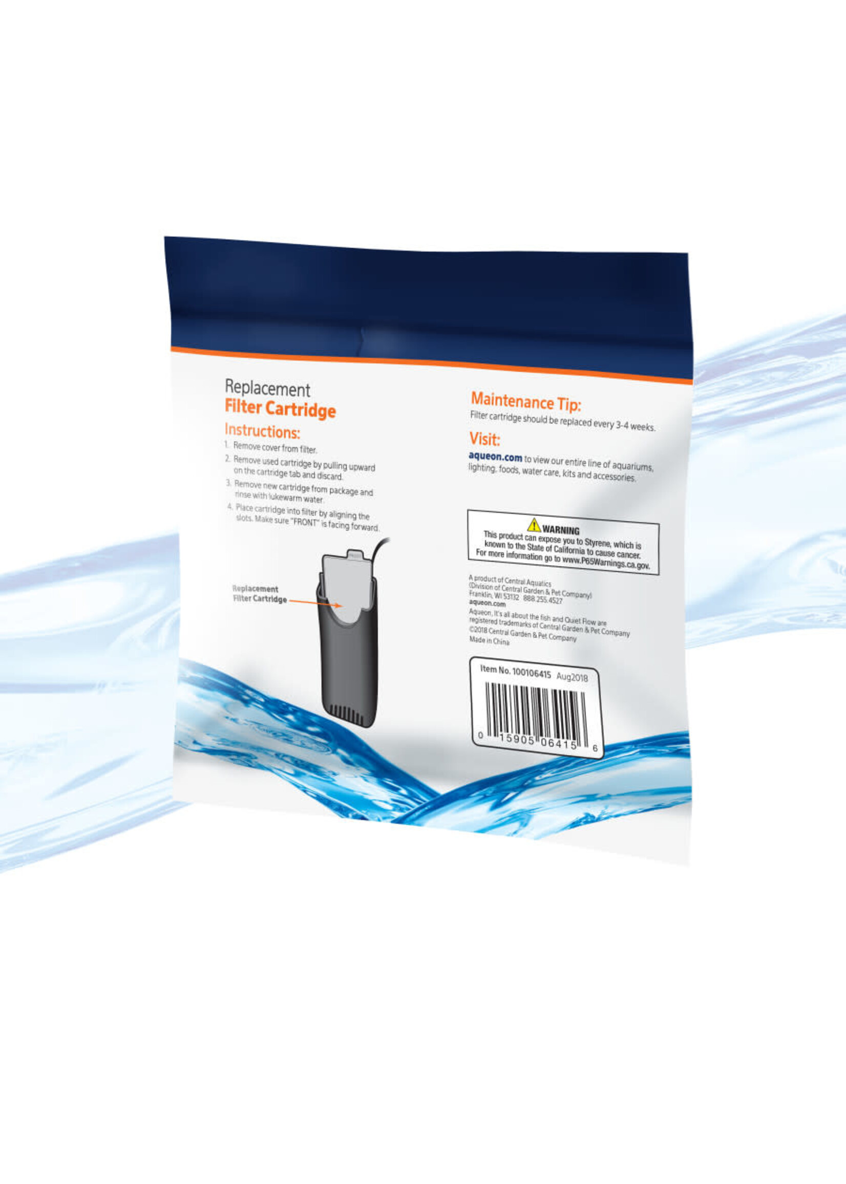 Aqueon FILTER POWER CARTRIDGE XS 3 PK