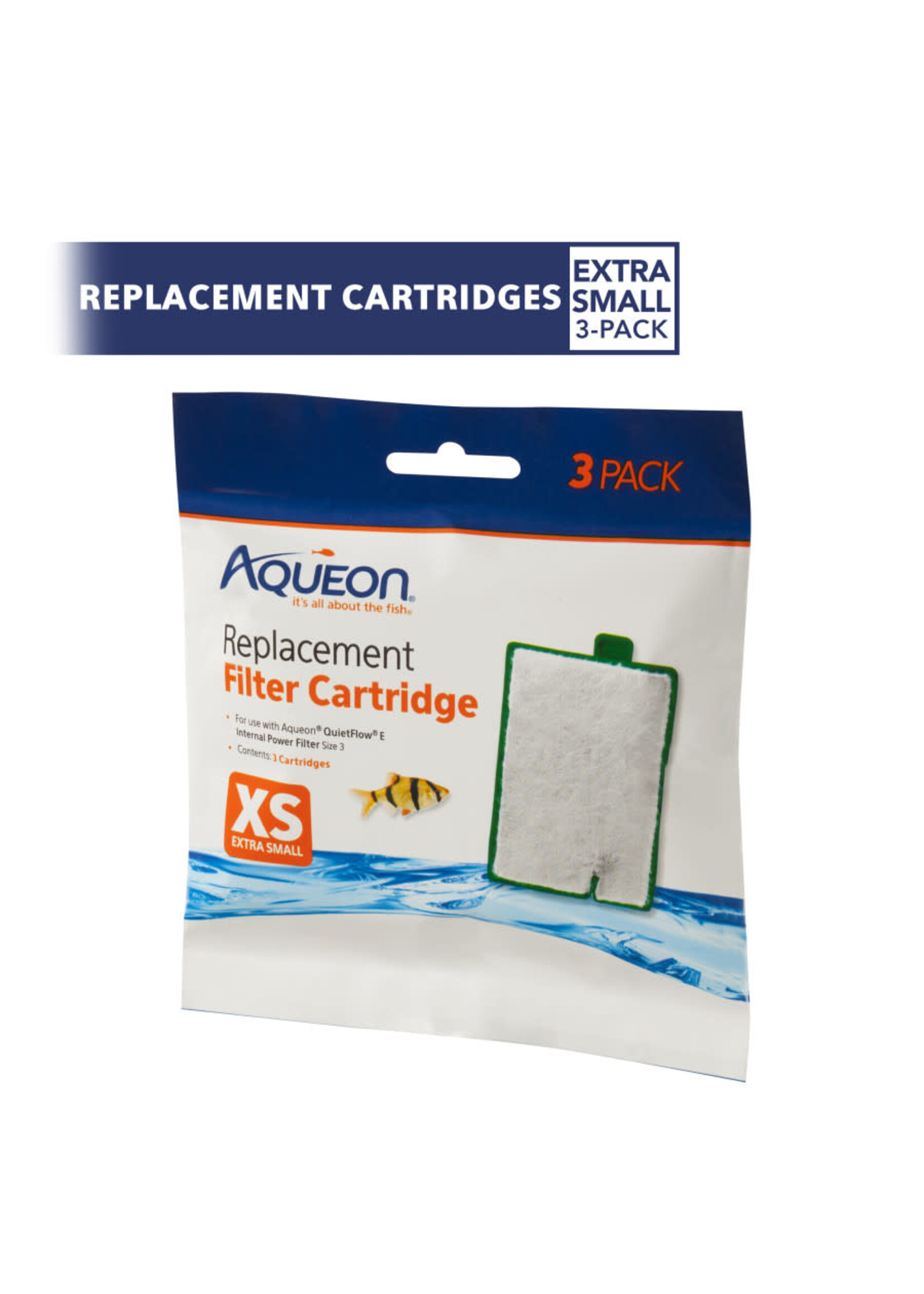 Aqueon FILTER POWER CARTRIDGE XS 3 PK