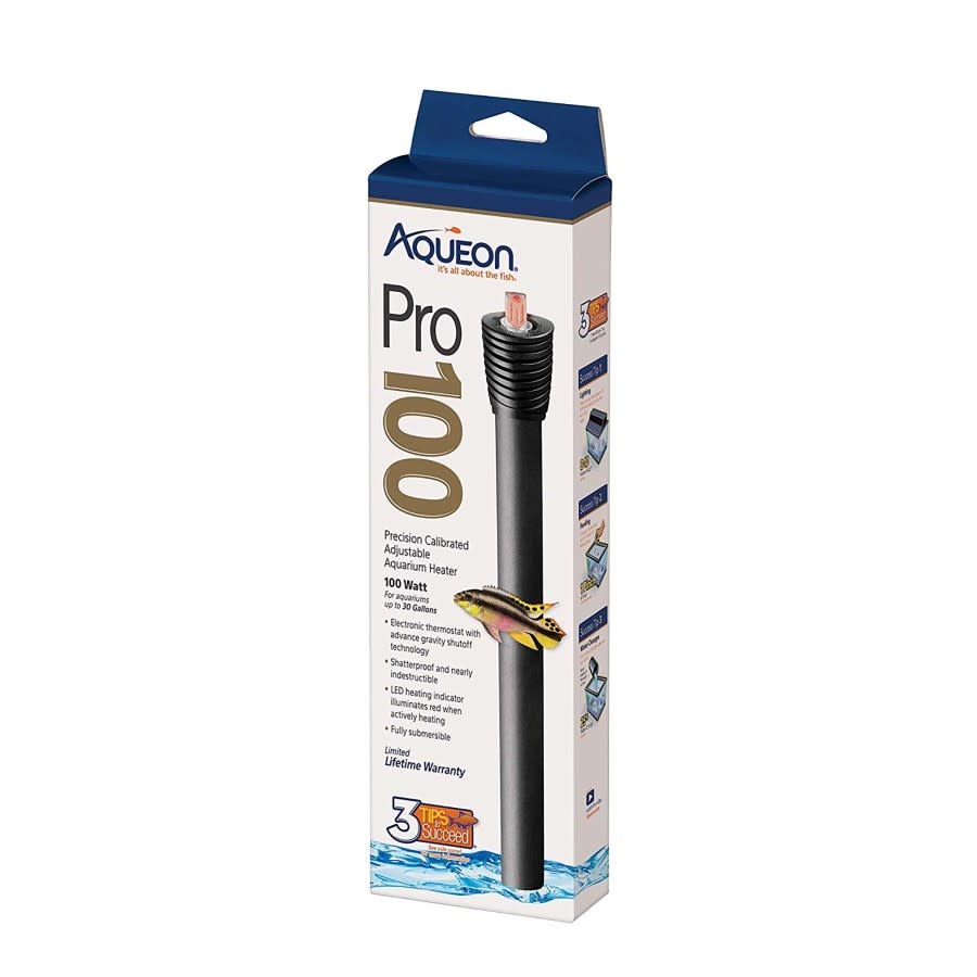 Aqueon Aquarium Fish Tank Preset Heater For Up To 40 Gallons, 100 Wa