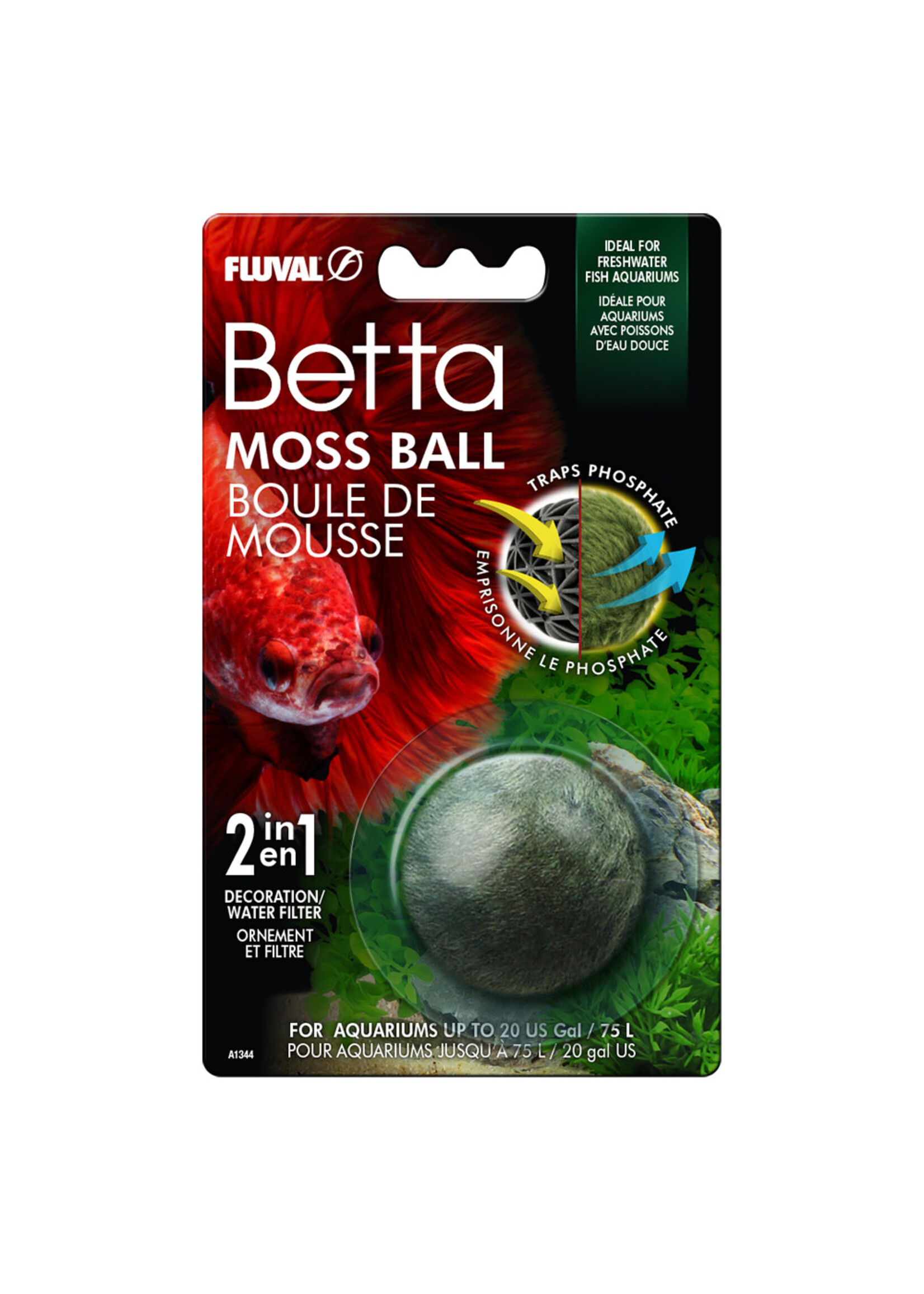 Fluval BETTA MOSS BALL 1.8"