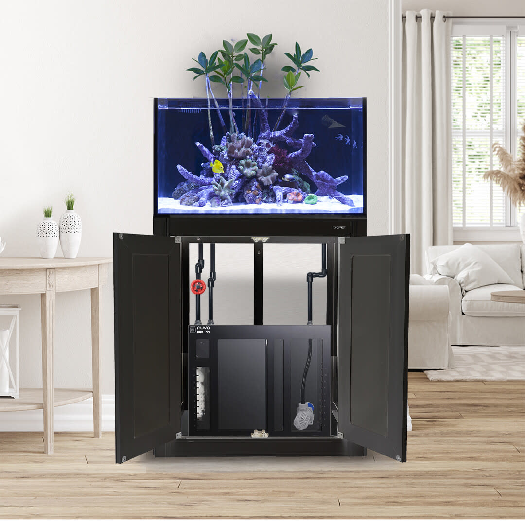 EXT 50 GALLON COMPLETE REEF SYSTEM BLACK
