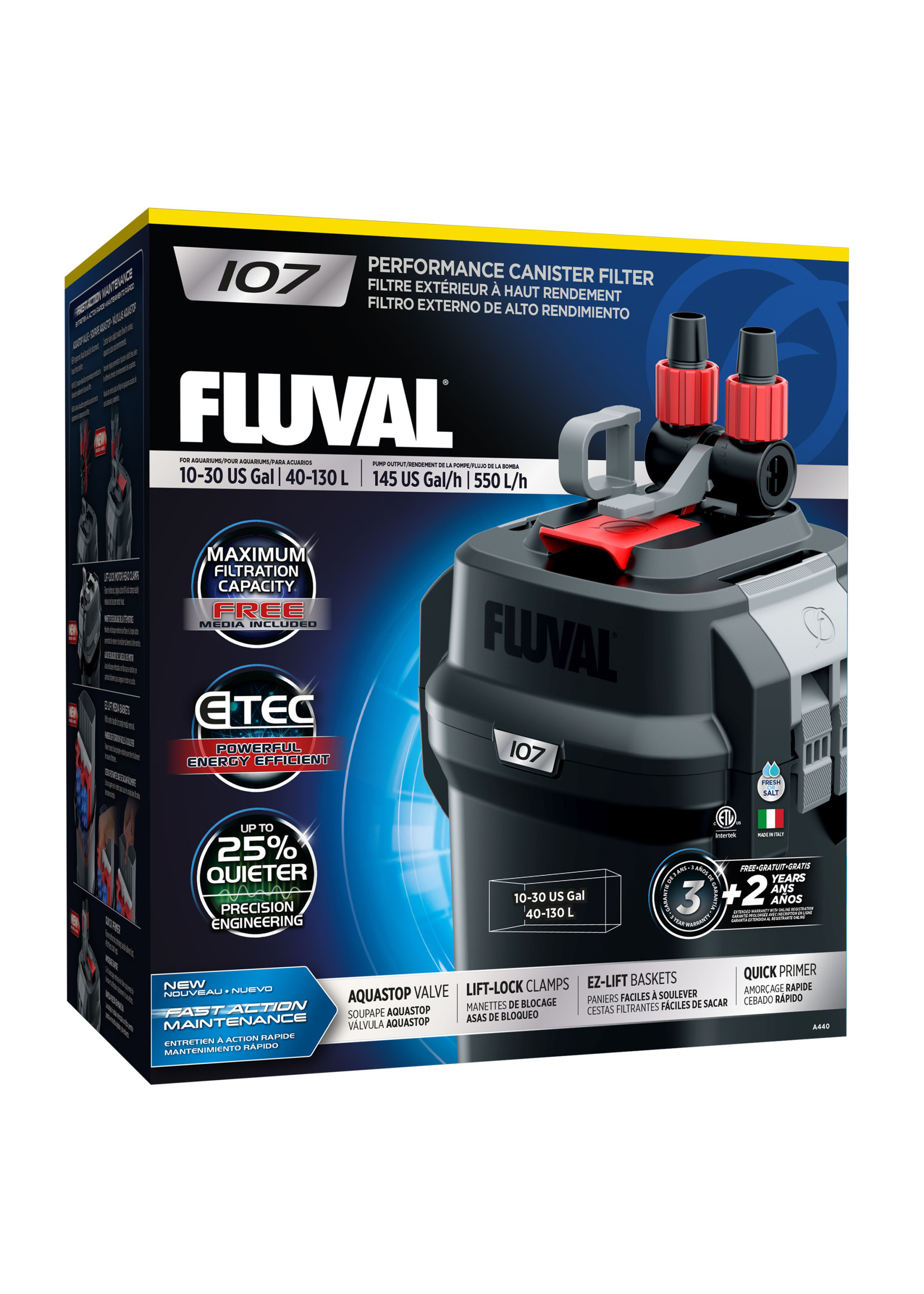 Fluval 107 CANISTER FILTER