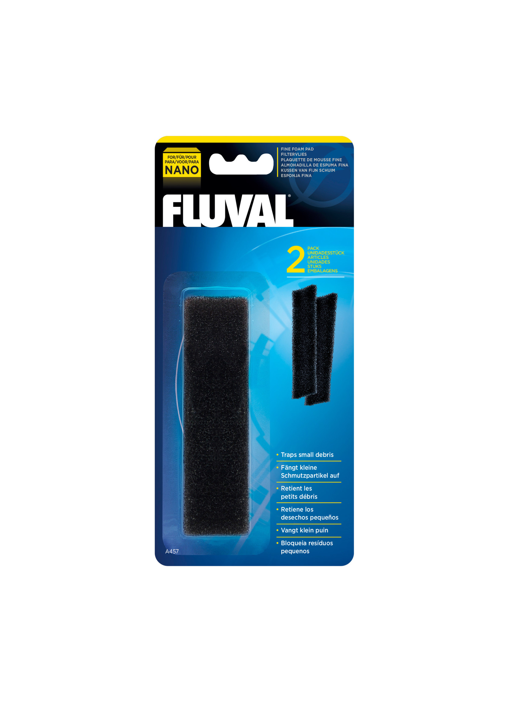 Fluval NANO FINE FILTER FOAM PAD 2 PK