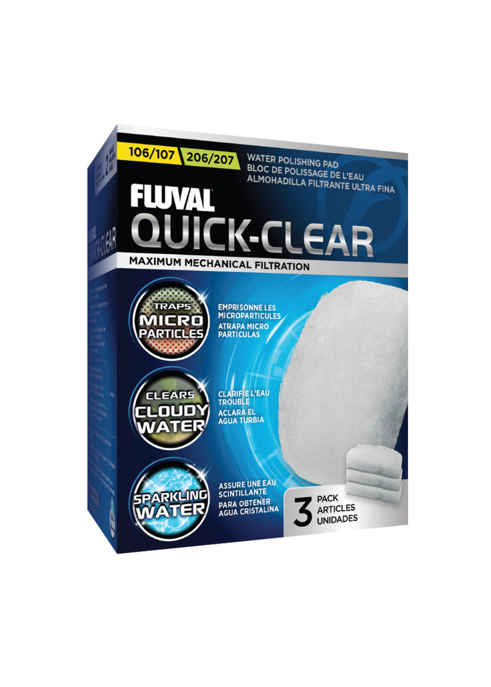 Fluval QUICK CLEAR 106-206-107-207 3 PK