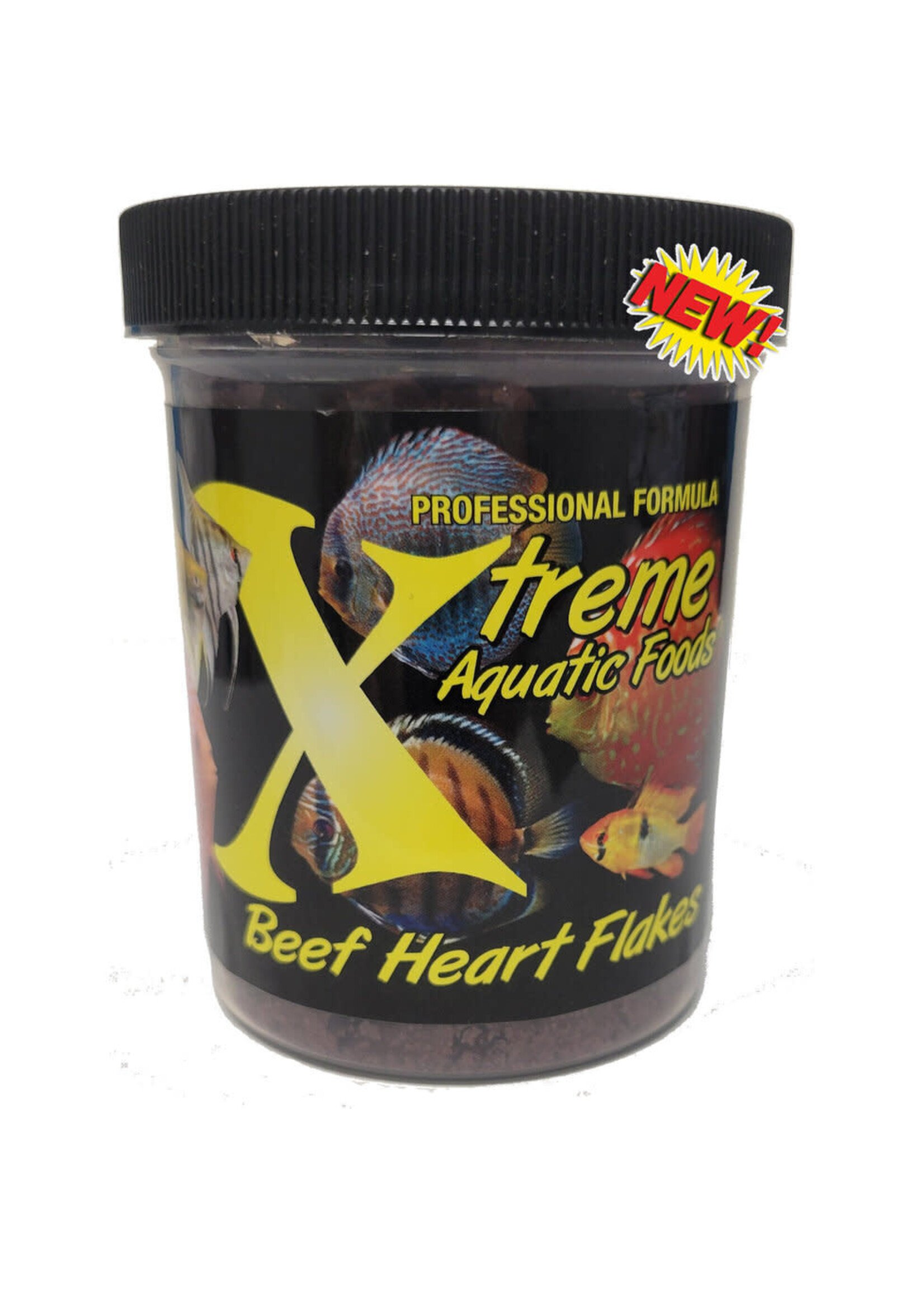 Xtreme Aquatics Food BEEF HEART FLAKE 0.5 OZ