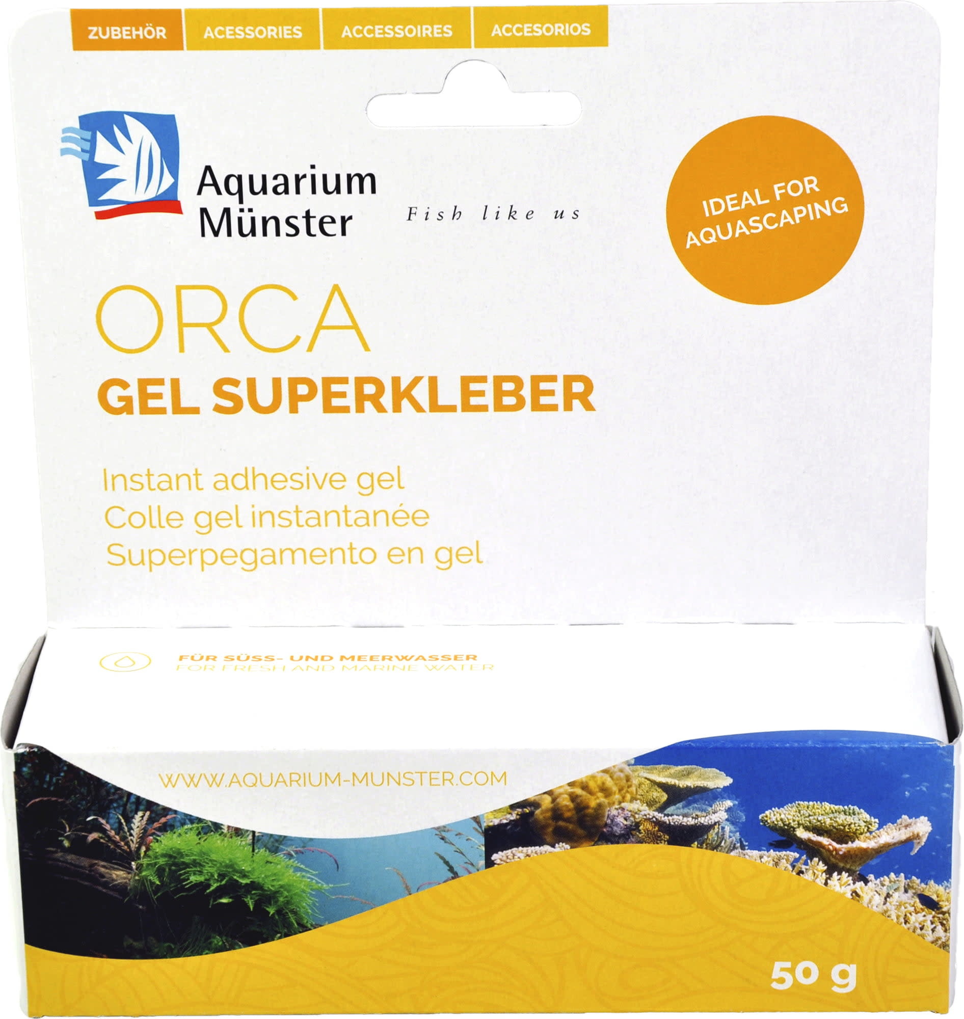 AMU ORCA UNDERWATER GLUE 75 GM The Hidden Reef, Inc